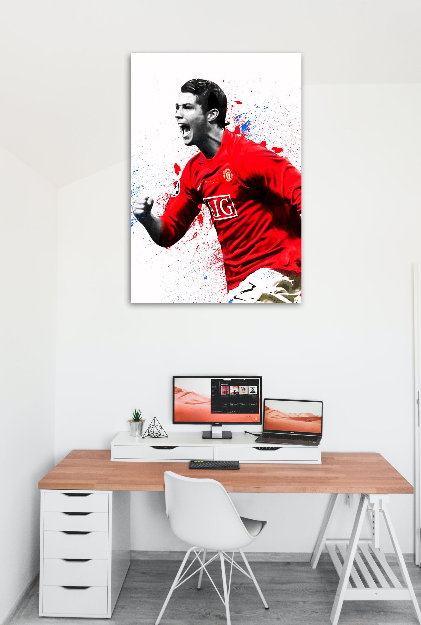 Cristiano Ronaldo Machester United Artwork