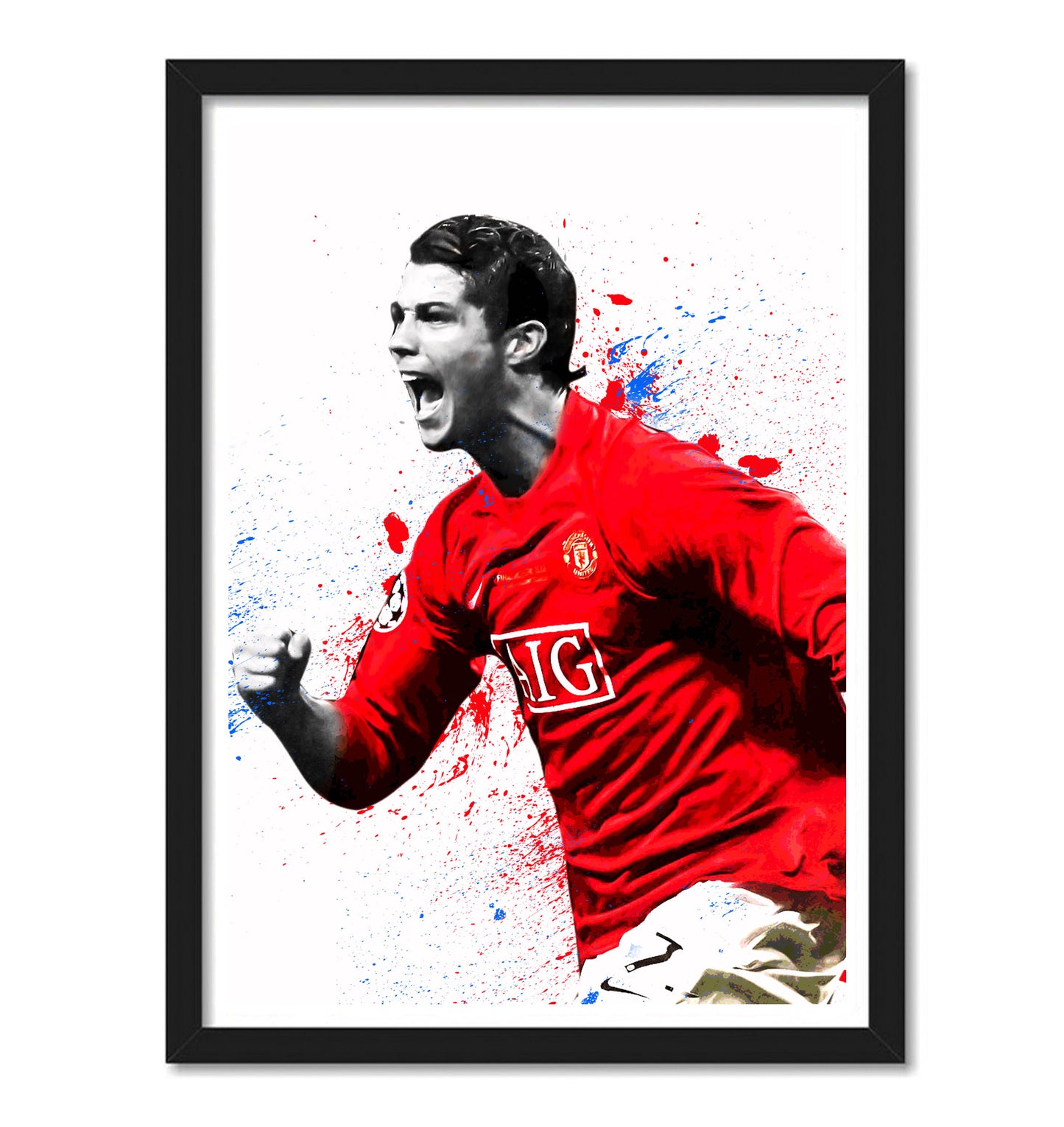 Cristiano Ronaldo Machester United Artwork