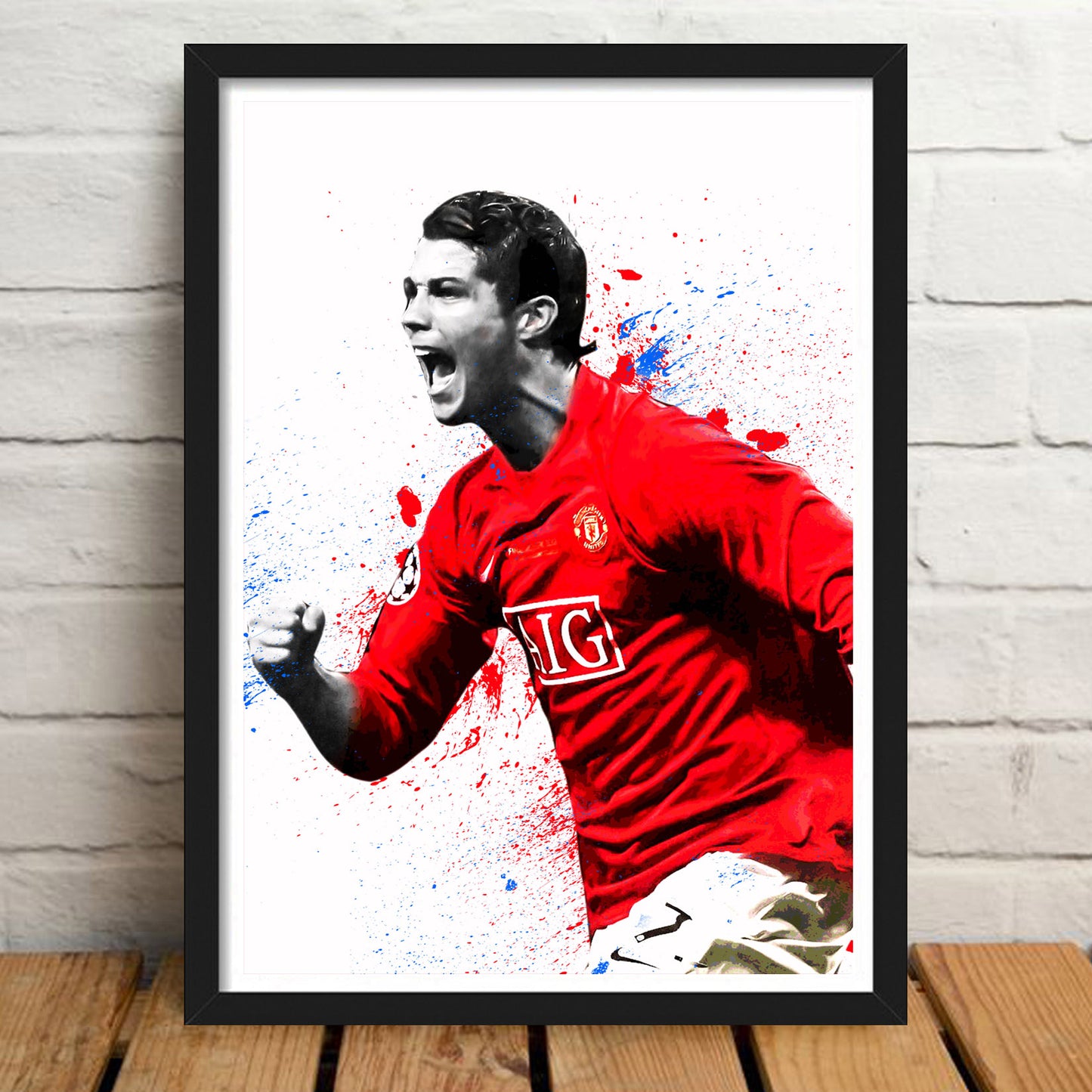 Cristiano Ronaldo Machester United Artwork