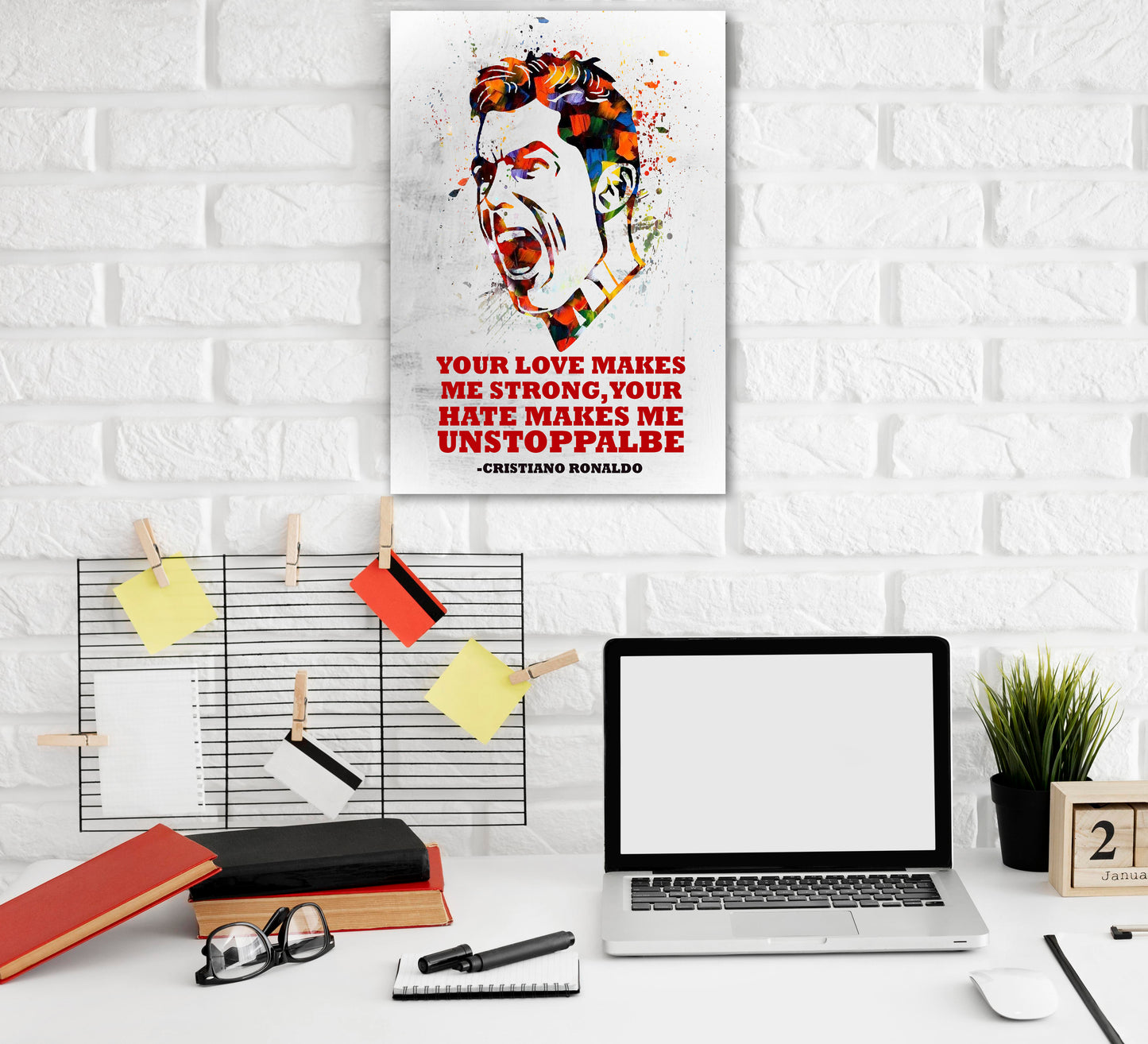 Cristiano Ronaldo Paint Art