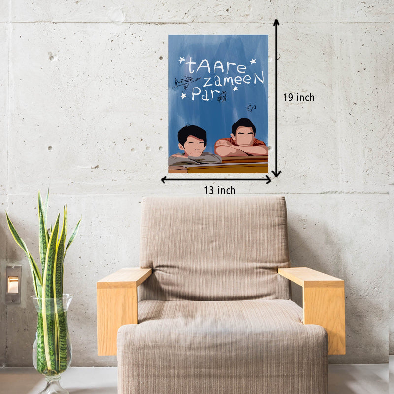 Taare Zameen Par Aamir Khan Bollywood Movie Frame Poster Movie Quote Wall Art Decor Photo Frames Poster Canvas For Bedroom Living Room Decoration Home Office wall Poster Gift