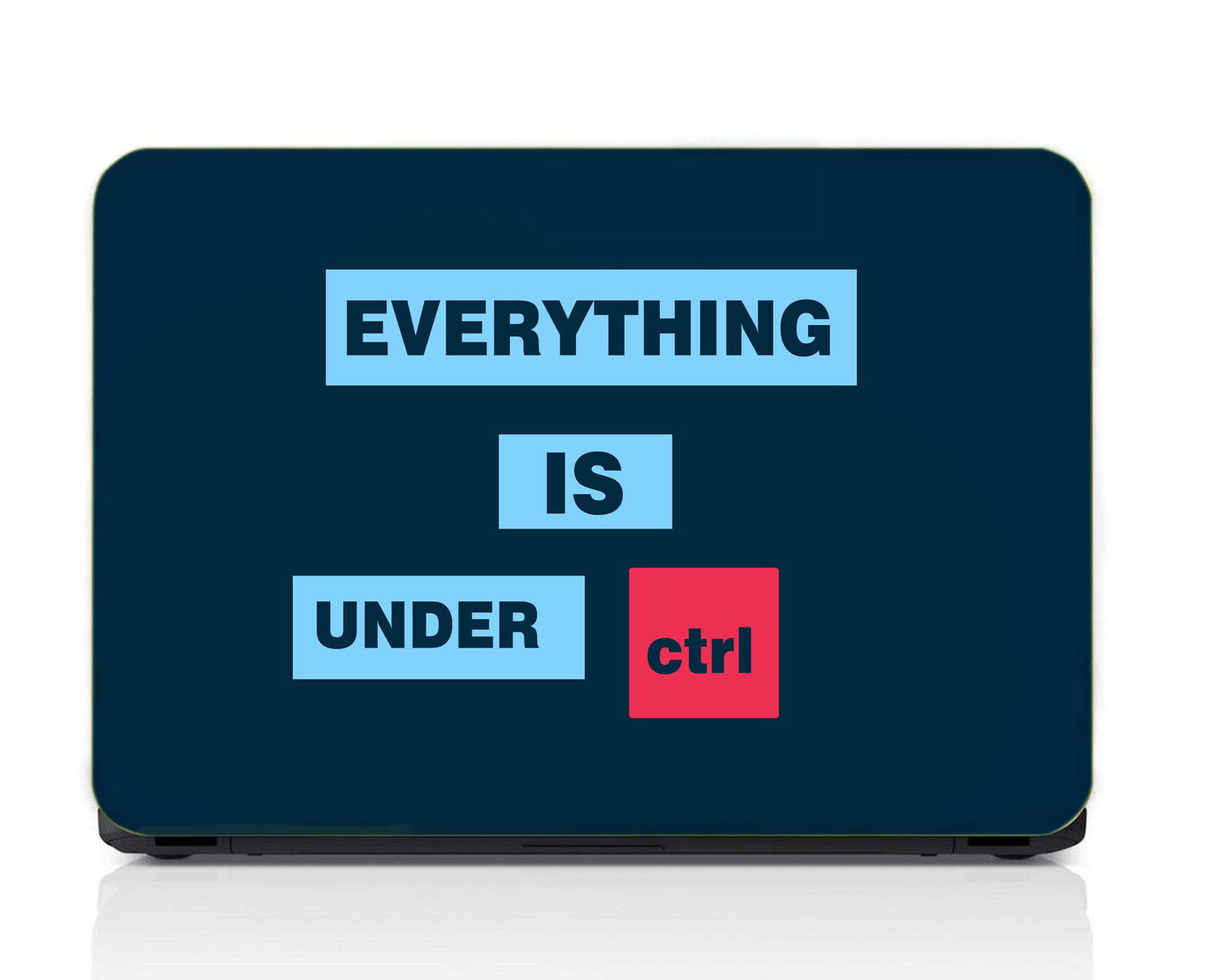 Under Control Laptop Skin Vinyl, No Bubble, Multicolor 11.6"- 15.6" inch Laptop