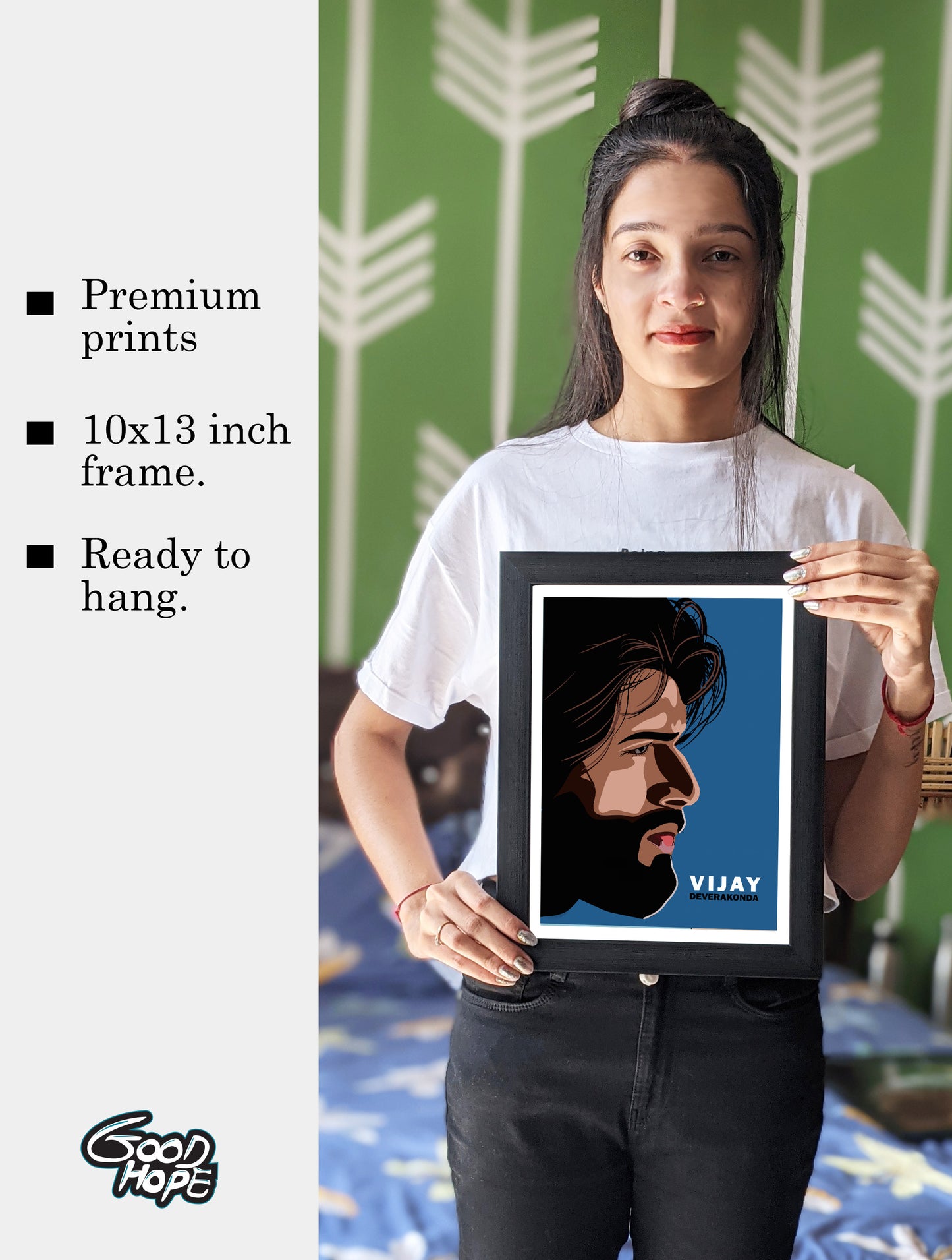 Vijay Deverakonda Artwork Bollywood | Poster | Frame | Canvas
