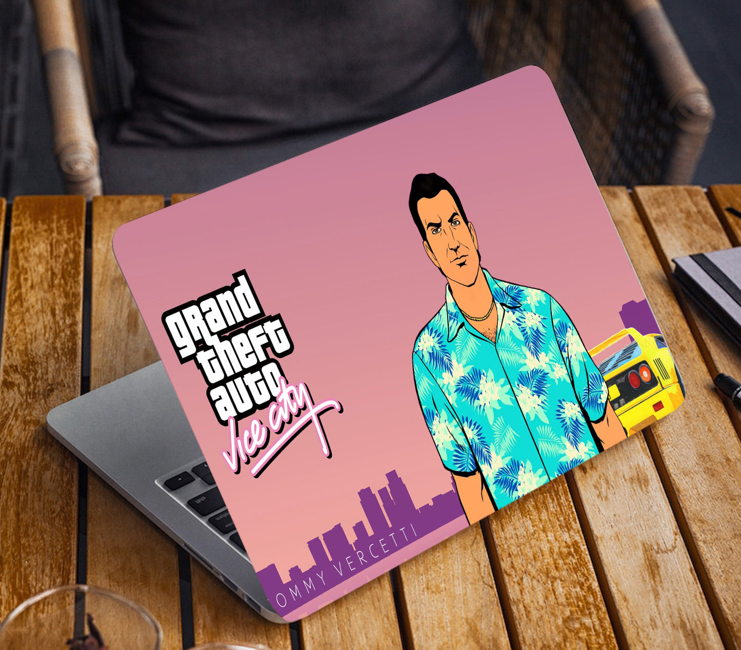 GTA Laptop Skin Vinyl, No Bubble, Multicolor 11.6"- 15.6" inch Laptop