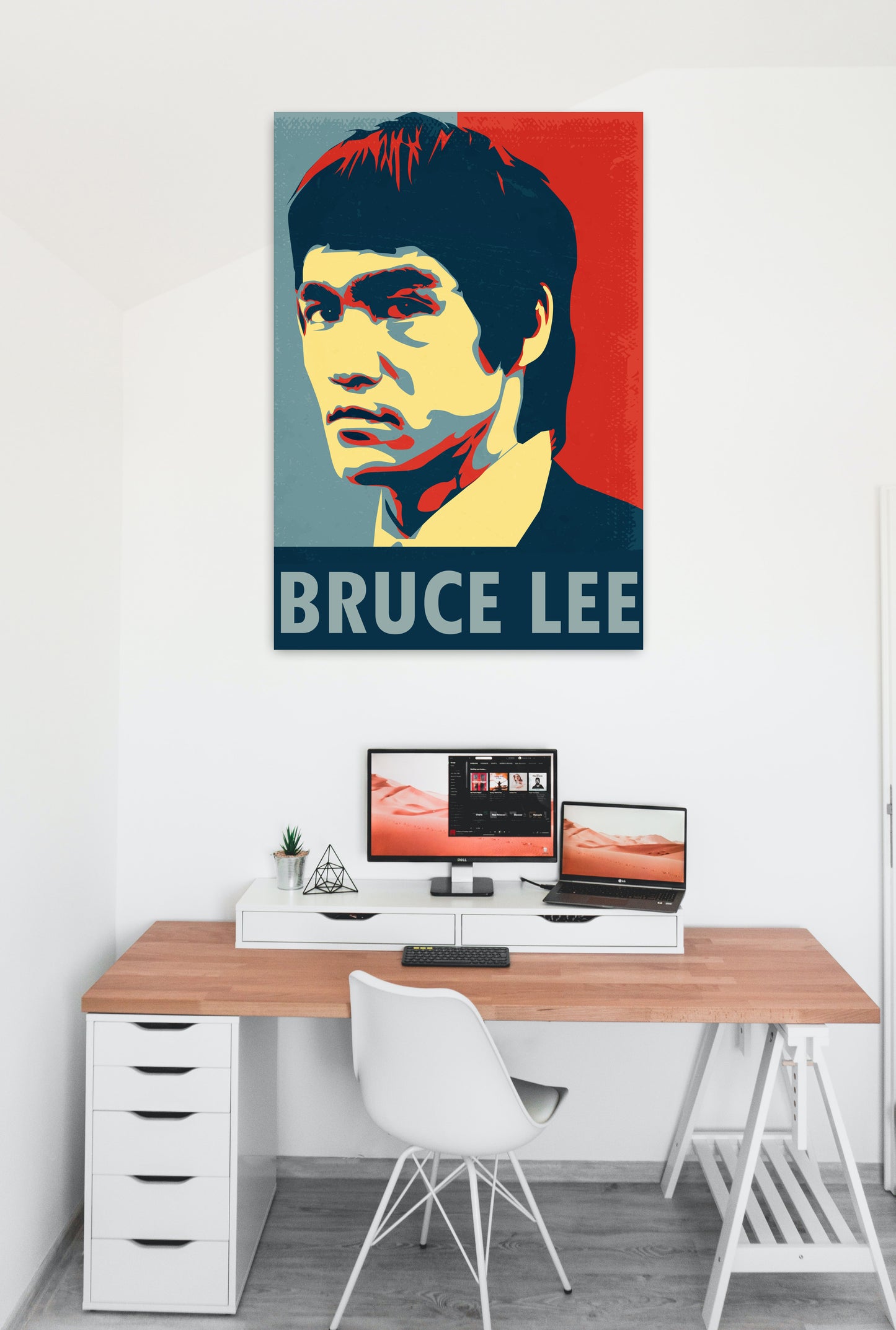 Bruce Lee Motivational Art work