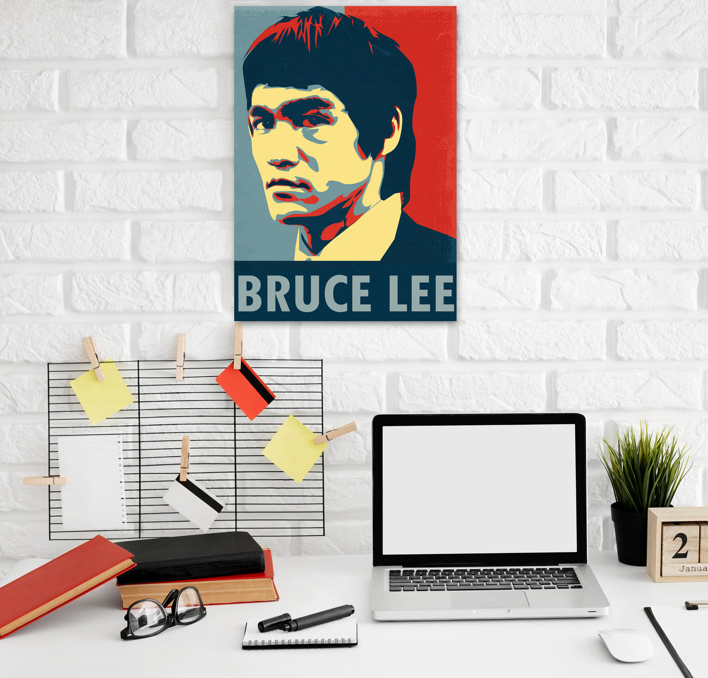 Bruce Lee Motivational Art work