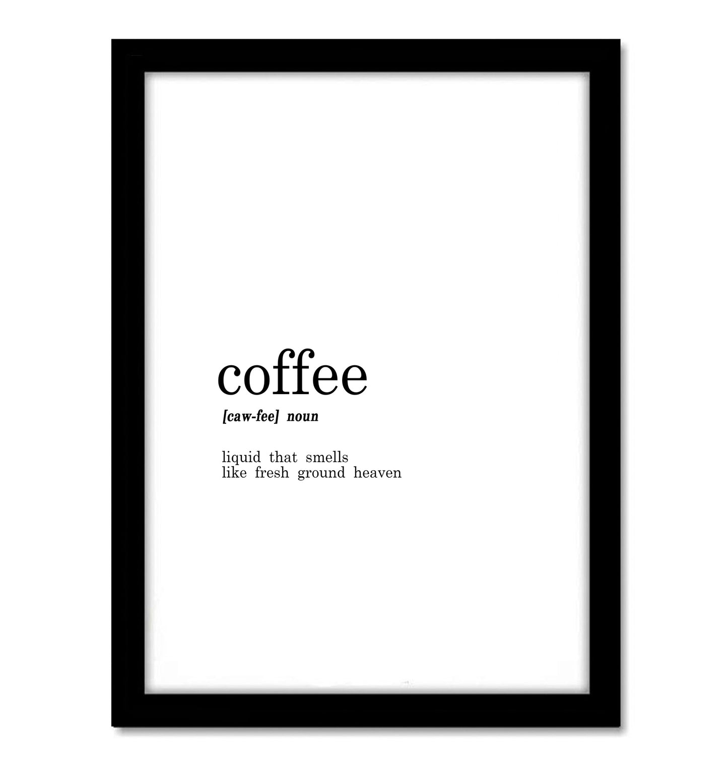Coffee Funny Dictionary Art work