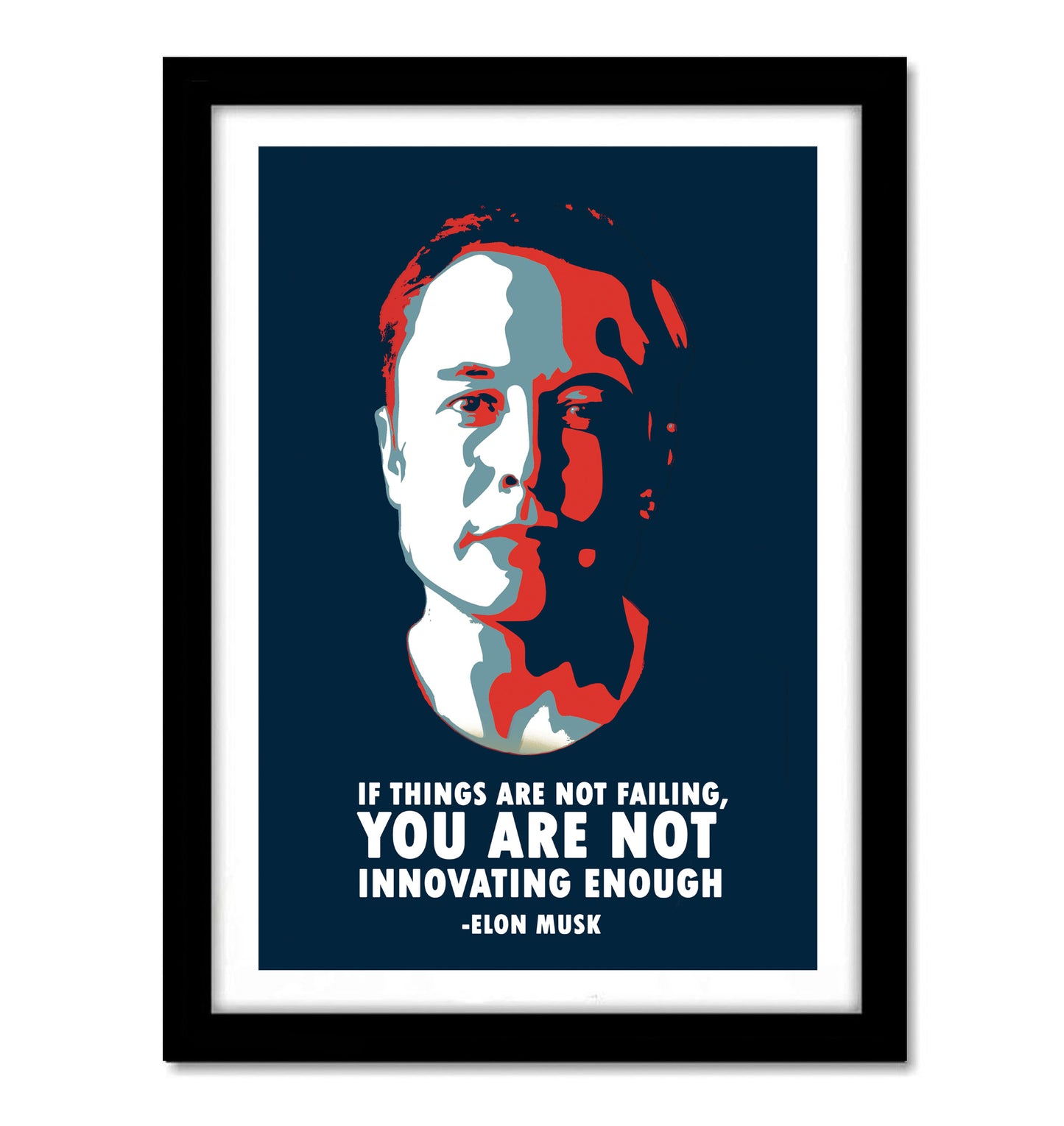 Elon Musk Motivational Art work