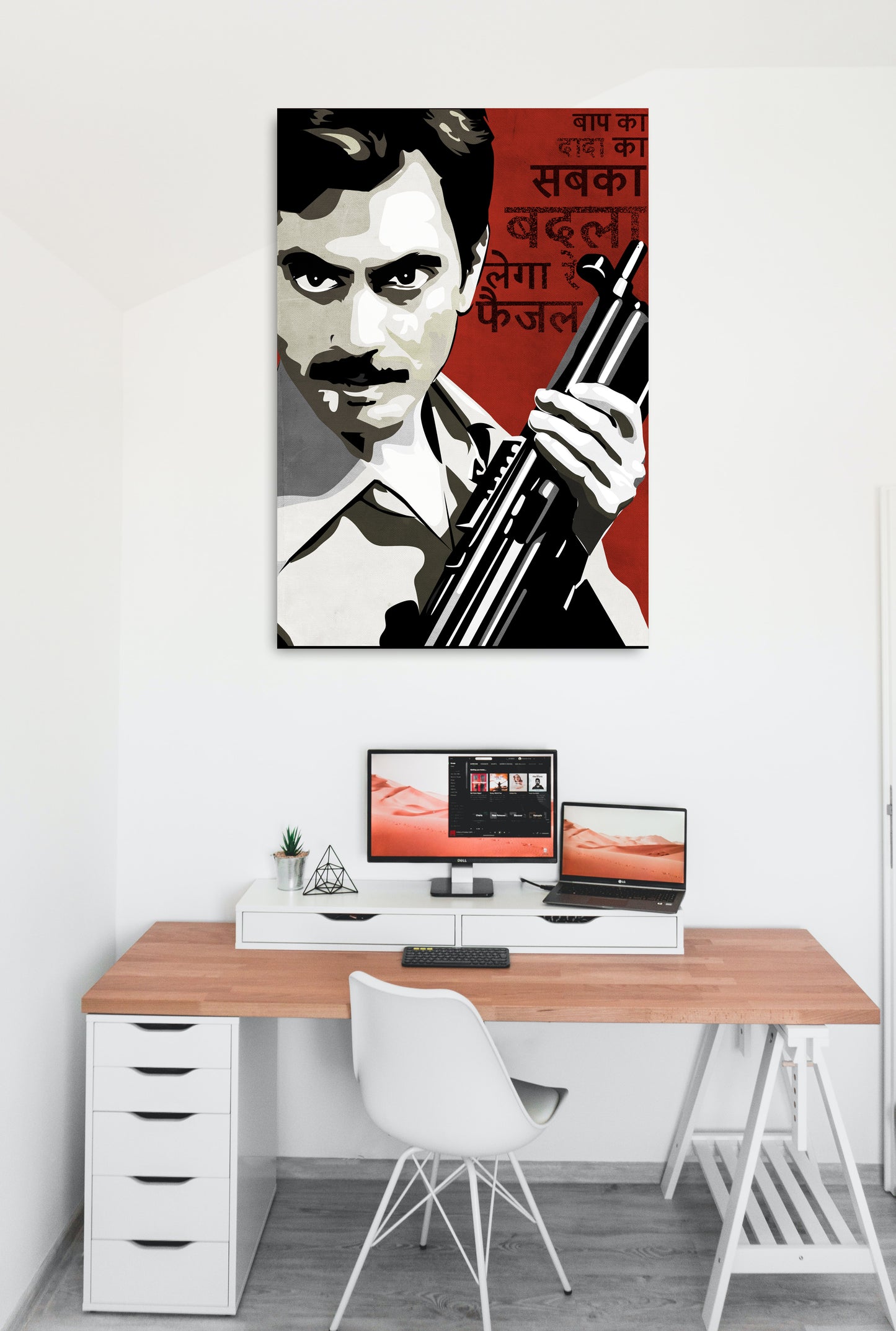 Faisal Khan Gangs Of Wasseypur Artwork Bollywood | Poster | Frame | Canvas