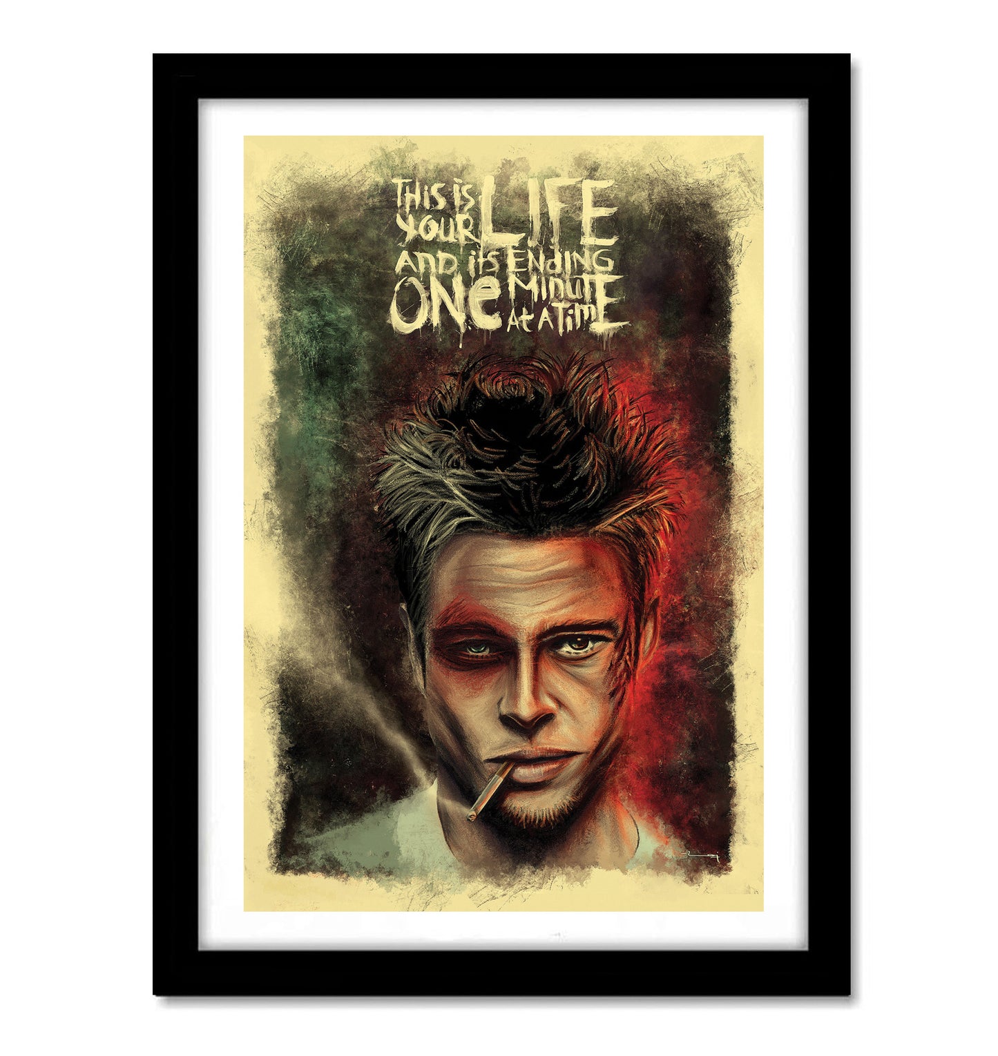 Fight Club Movie Artwork Hollywood | Poster | Frame | Canvas
