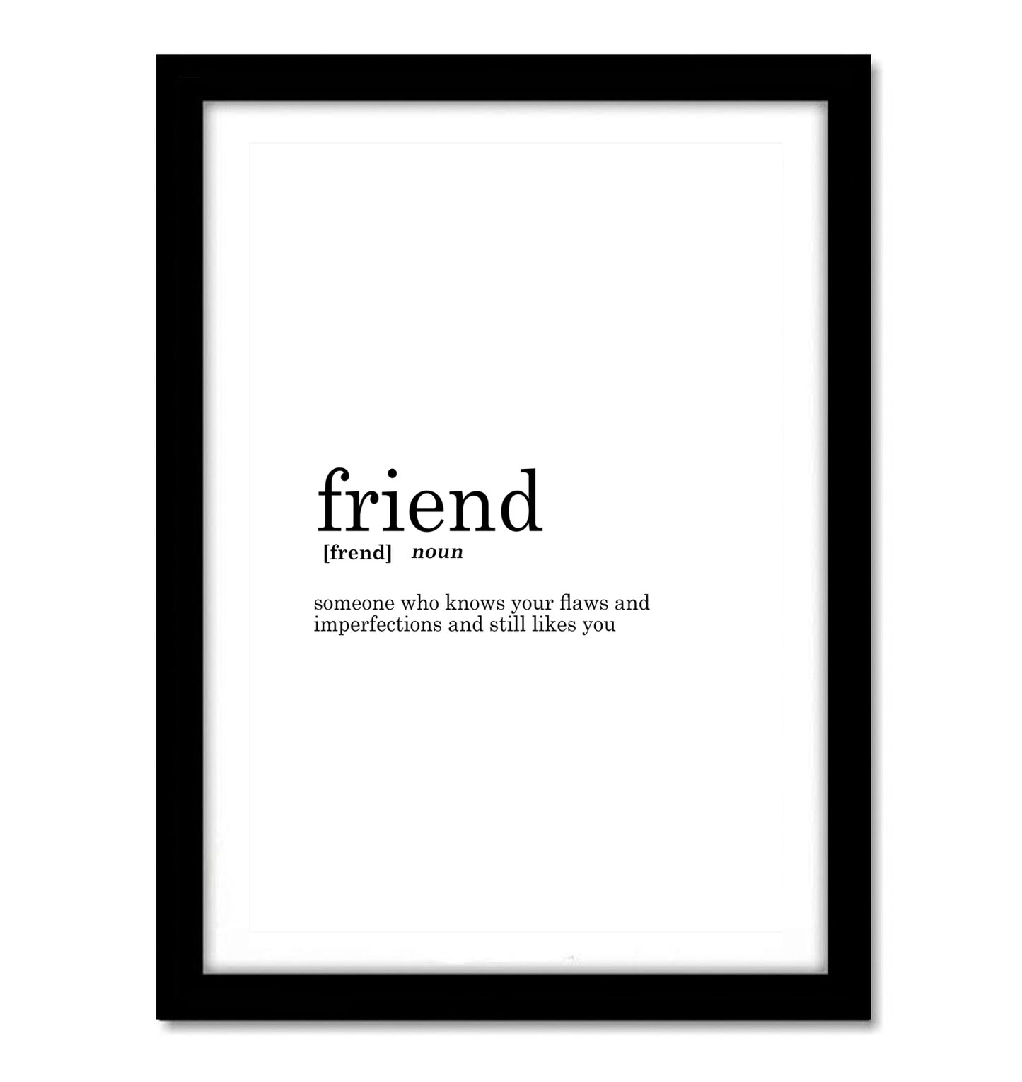 Friend Funny Dictionary Art work