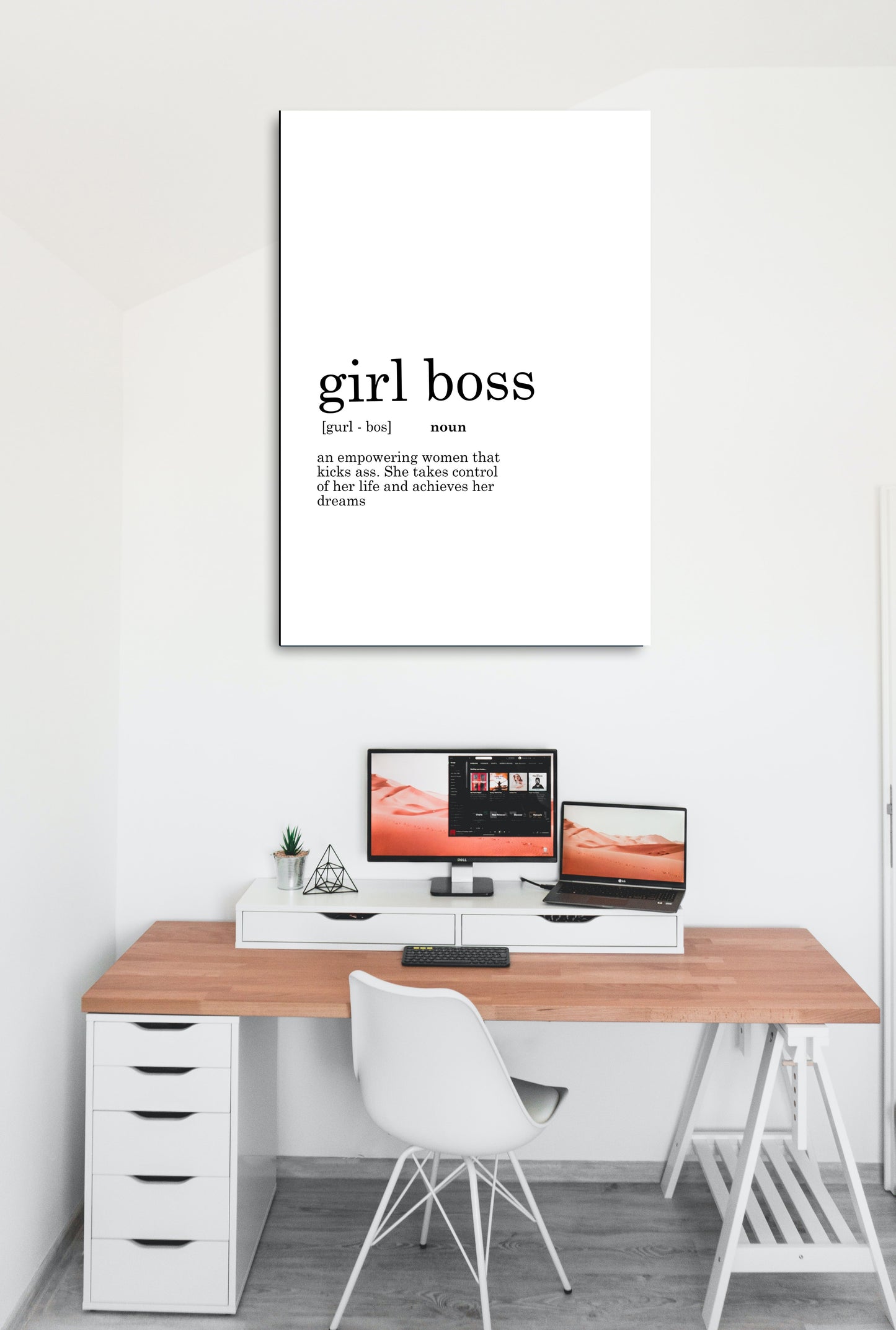 Girl Boss Funny Dictionary Art work