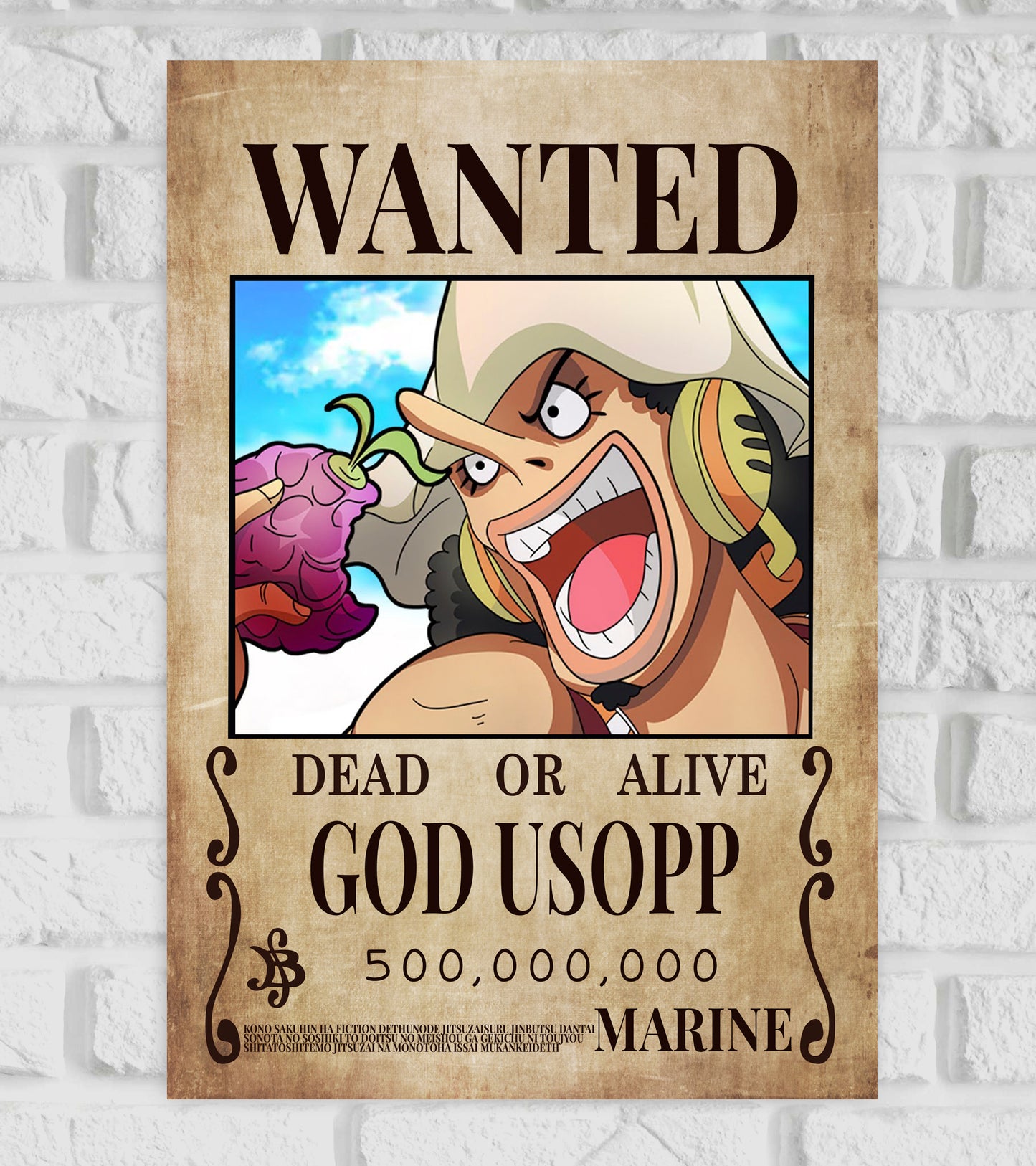 One Piece God Usopp Art work