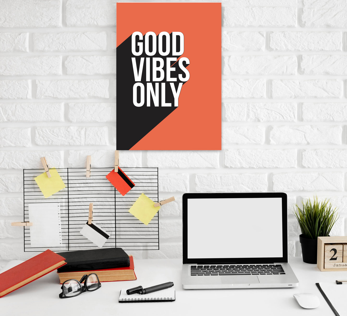 Good Vibes Only Motivational Art work