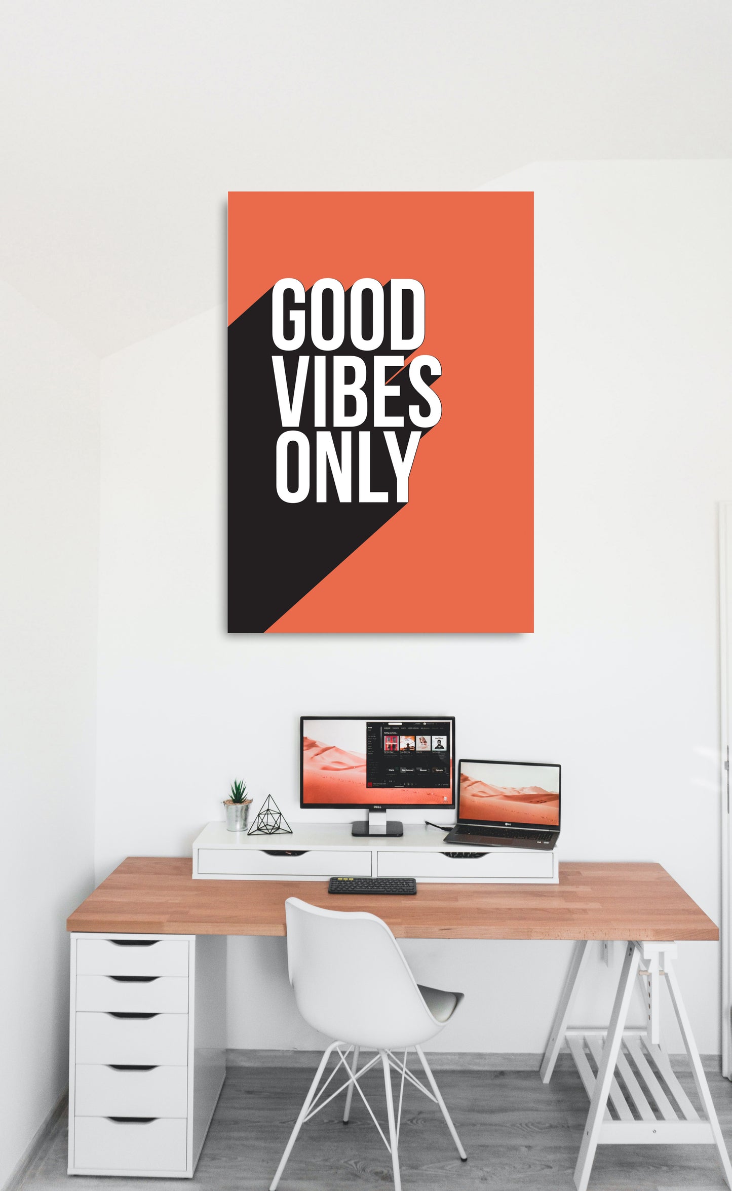 Good Vibes Only Motivational Art work