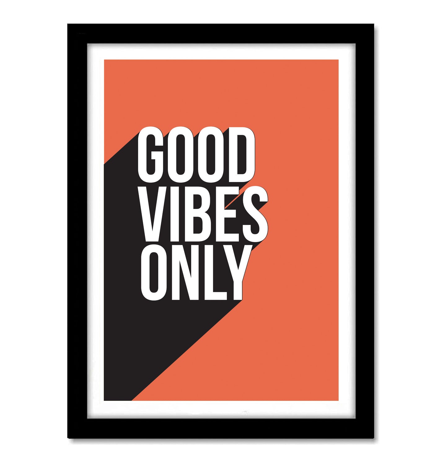 Good Vibes Only Motivational Art work