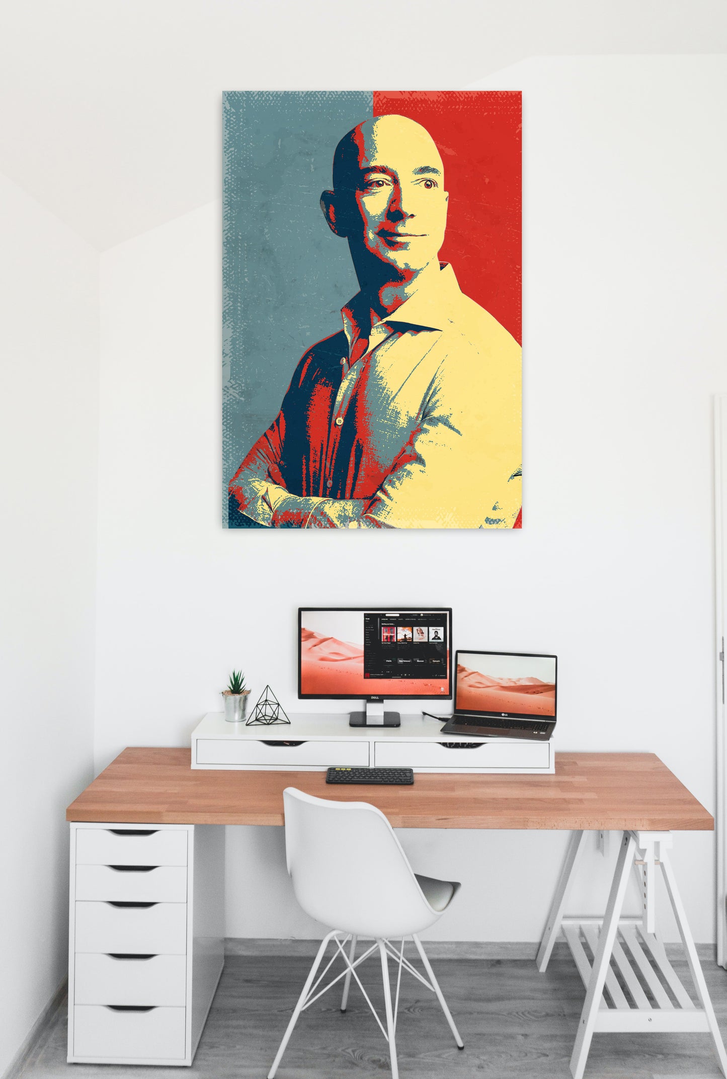 jeff Bezos Motivational Art work