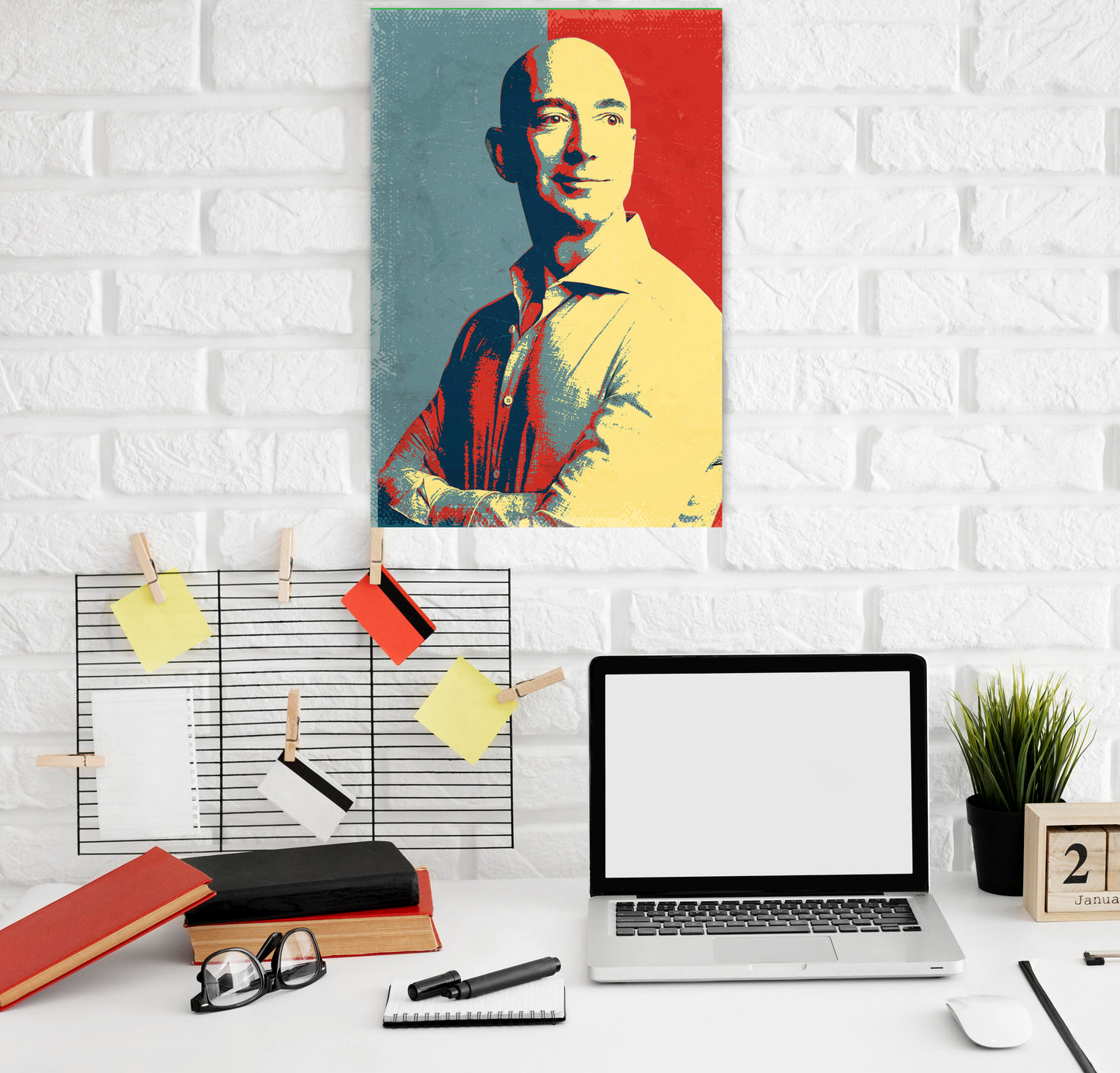 jeff Bezos Motivational Art work