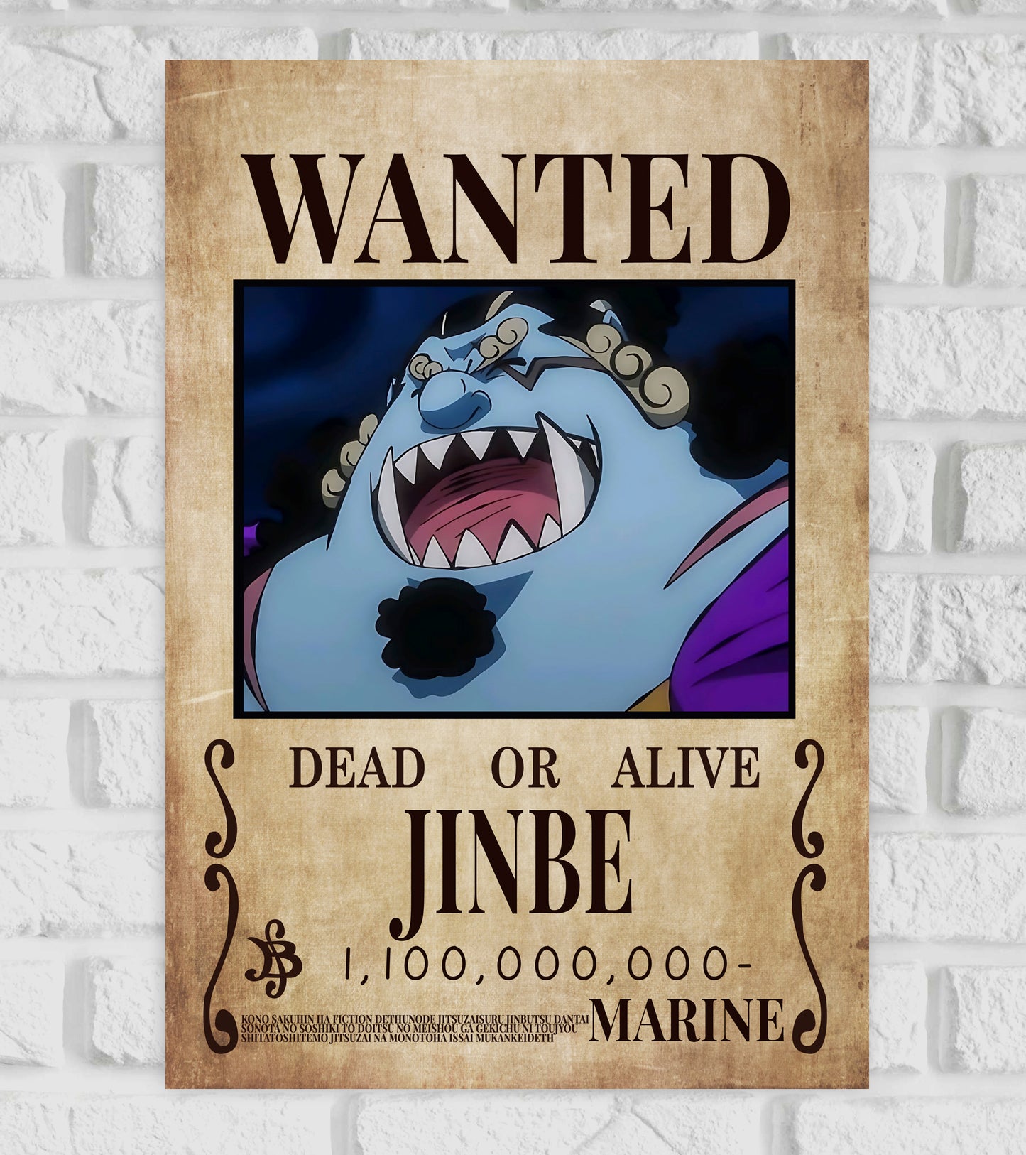 One Piece JInbe Art work