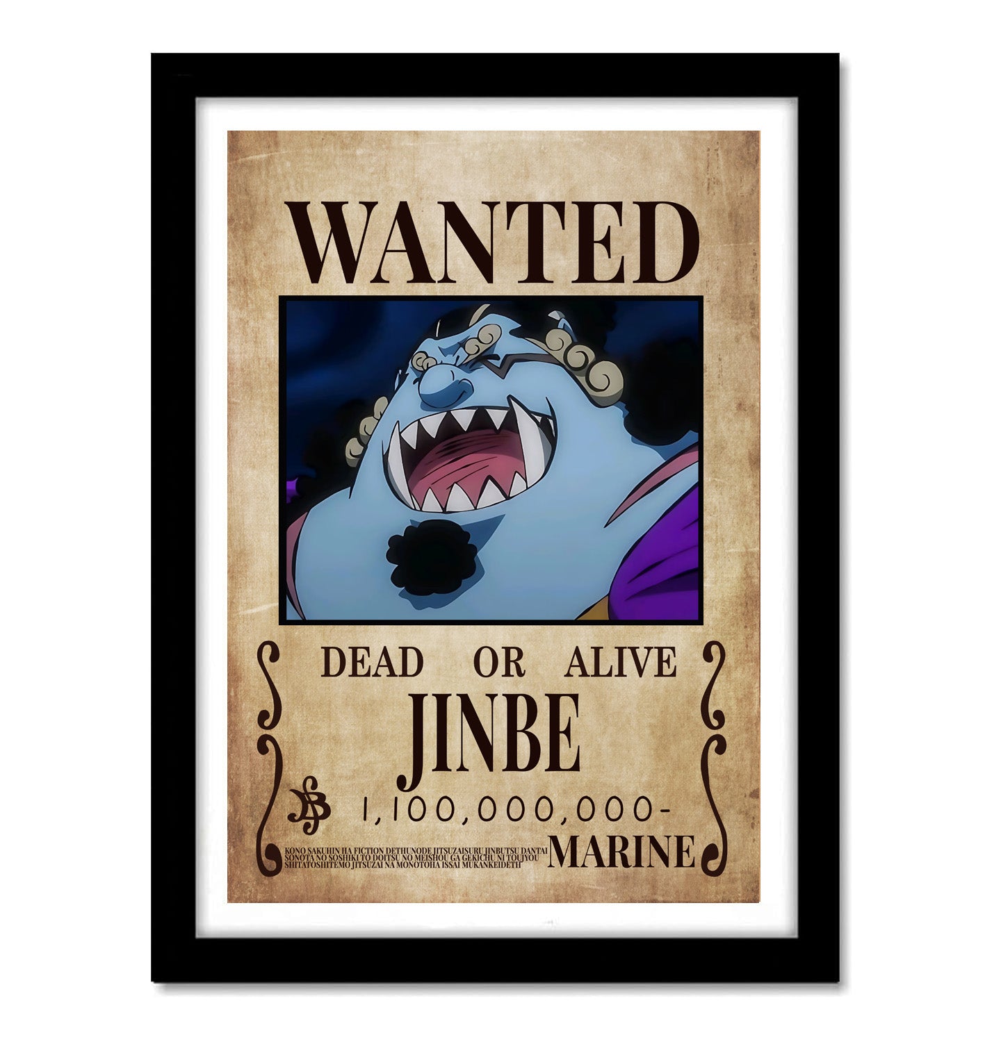 One Piece JInbe Art work