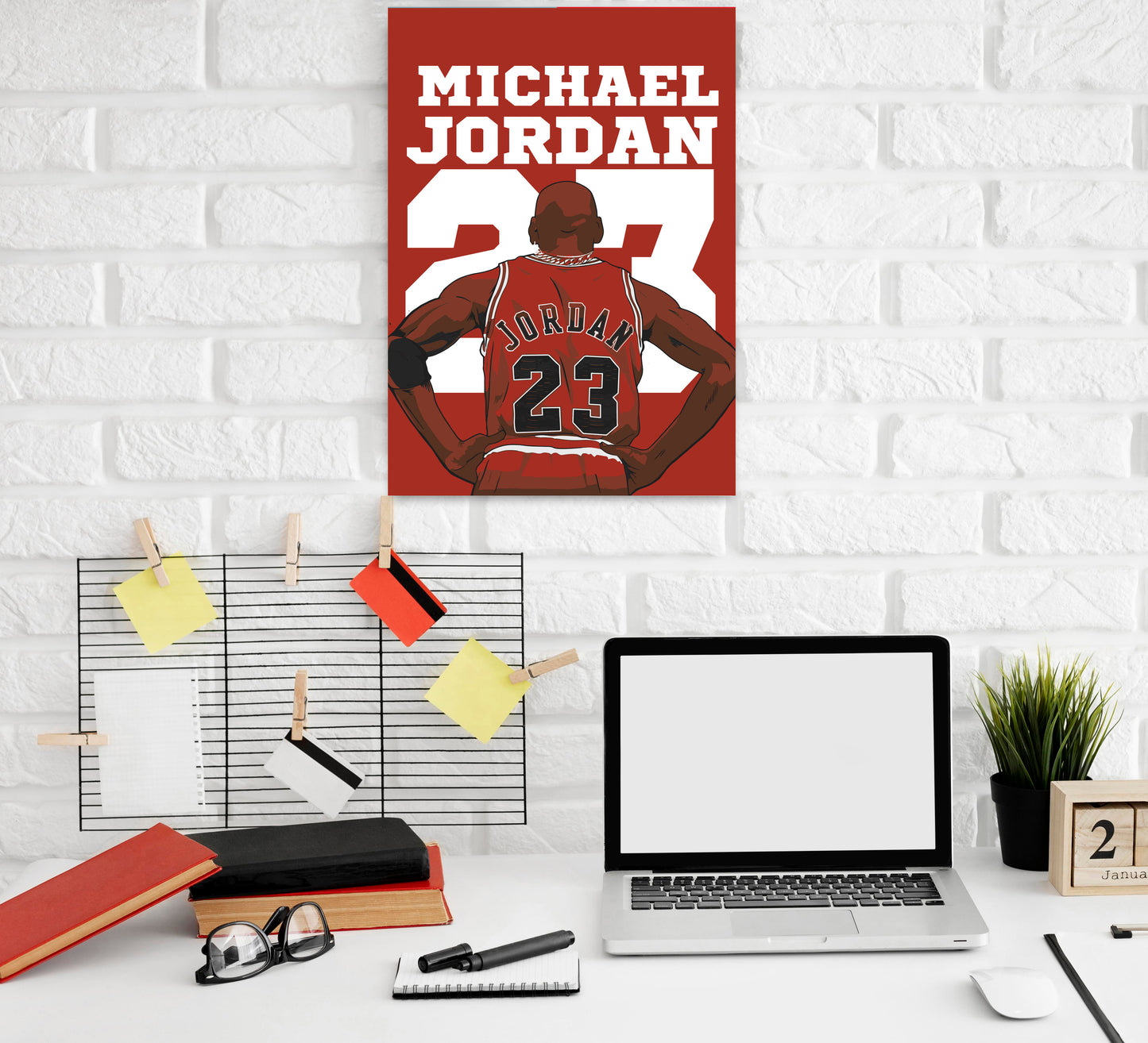 Michael Jordan Pop Art work