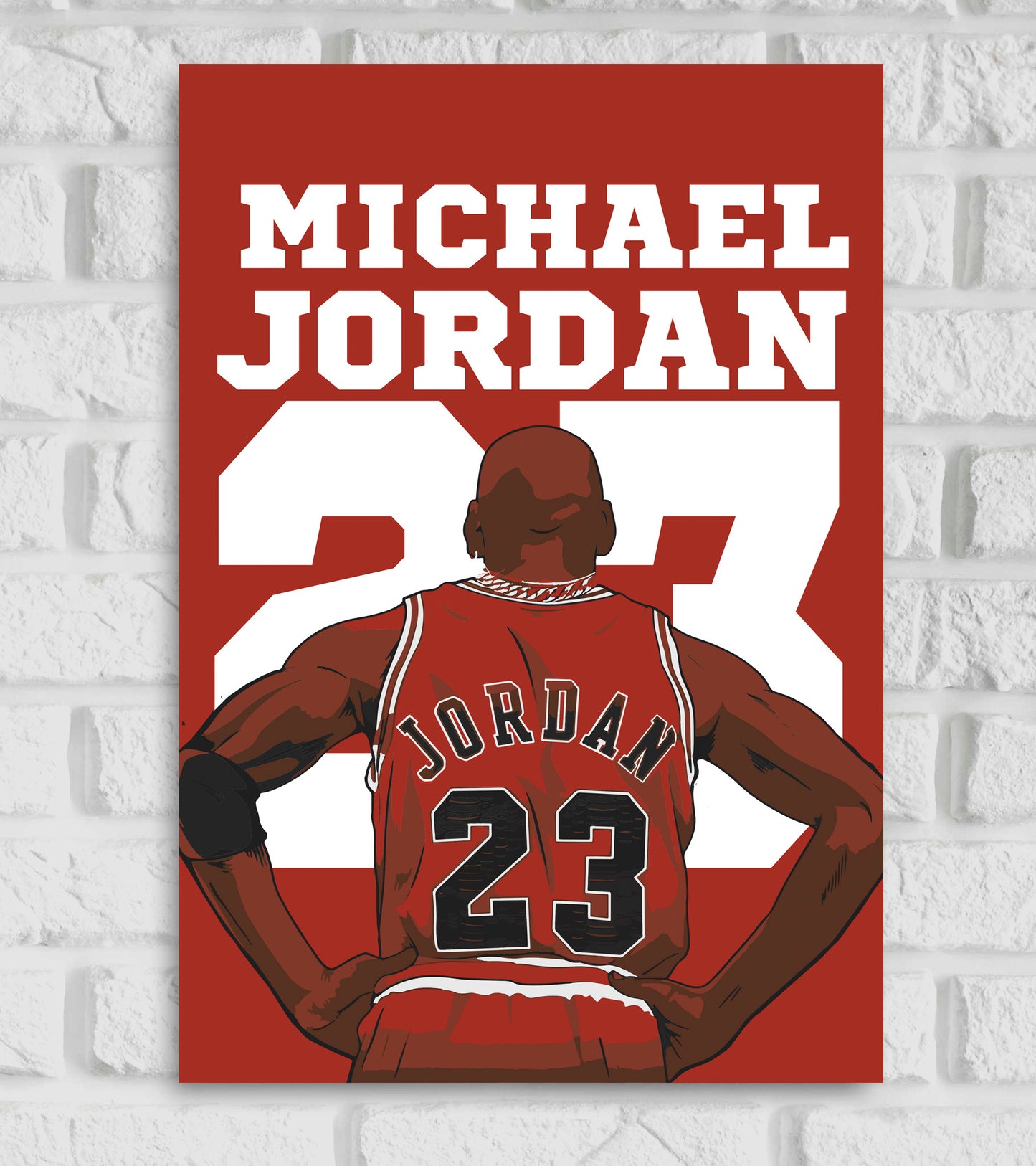 Michael Jordan Pop Art work