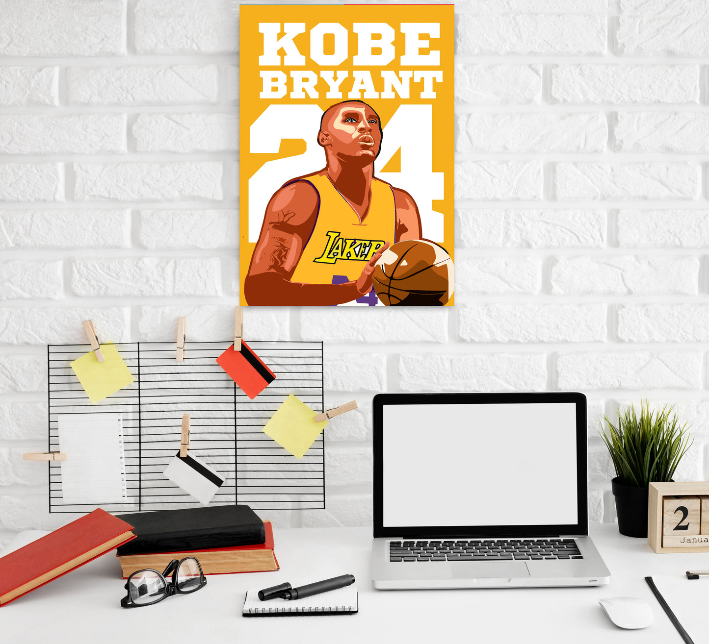 Kobe Bryant Pop Art work