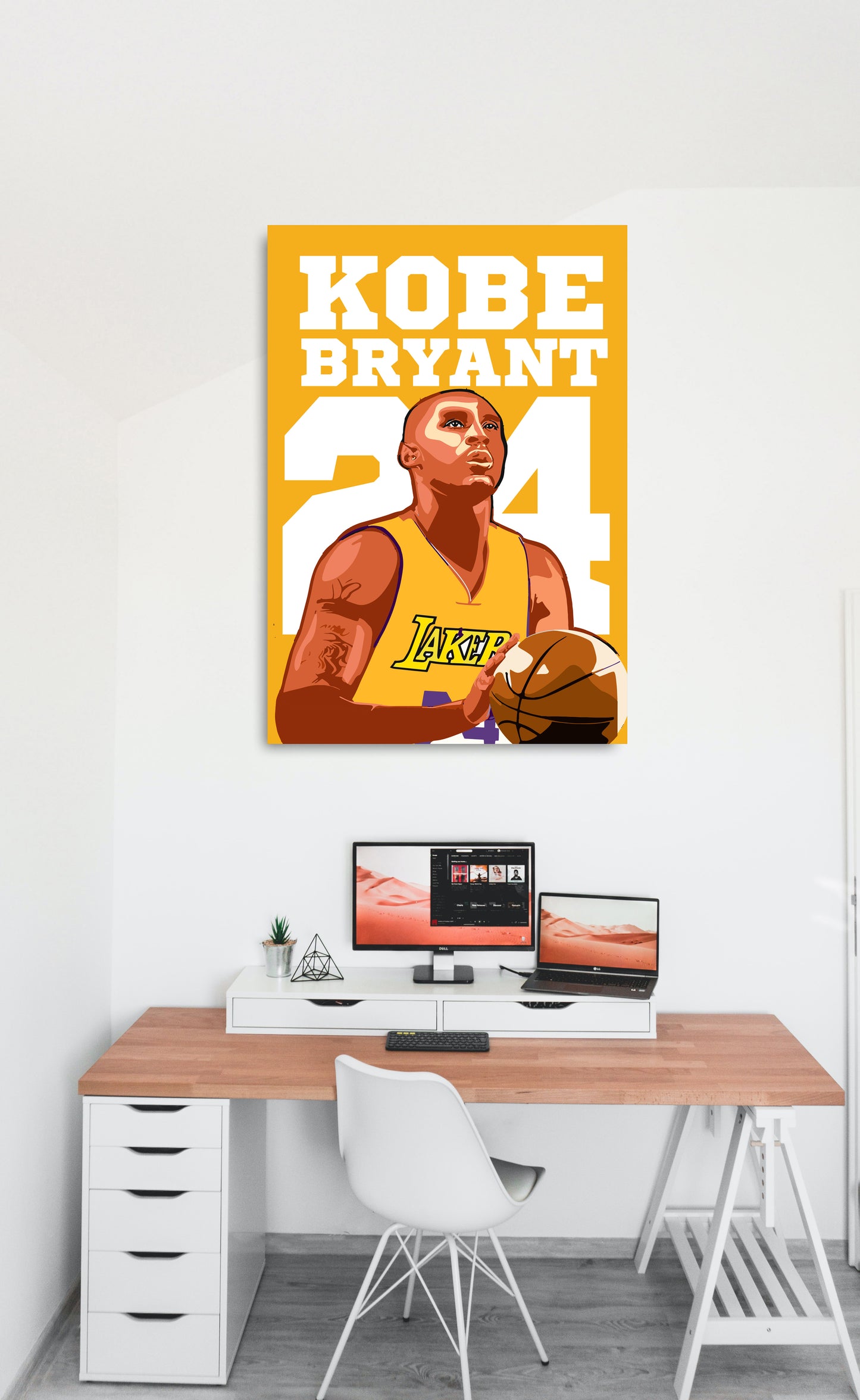 Kobe Bryant Pop Art work