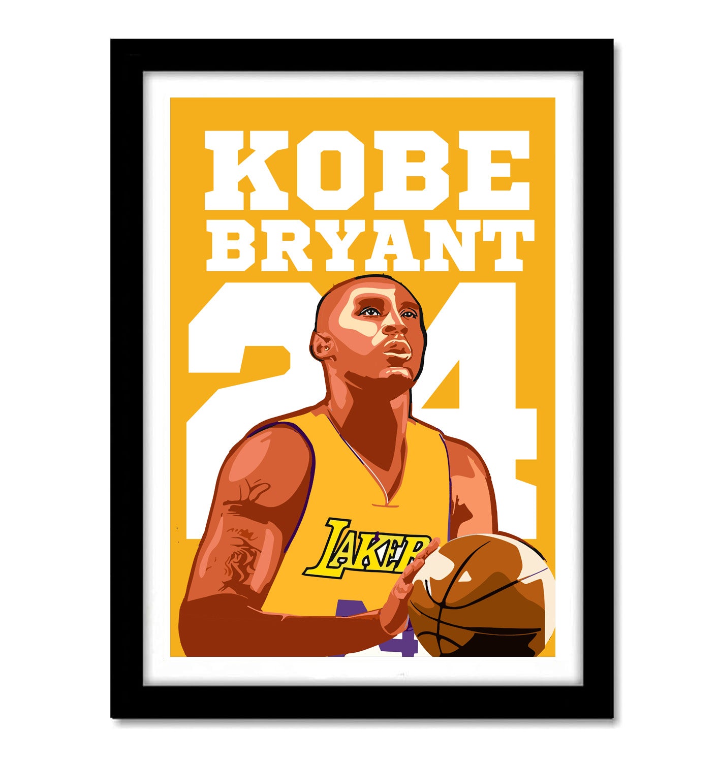 Kobe Bryant Pop Art work