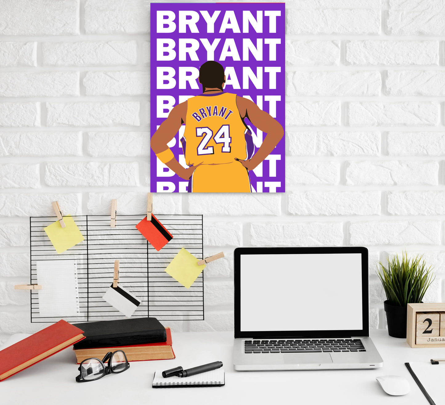 Kobe Bryant Pop Art work