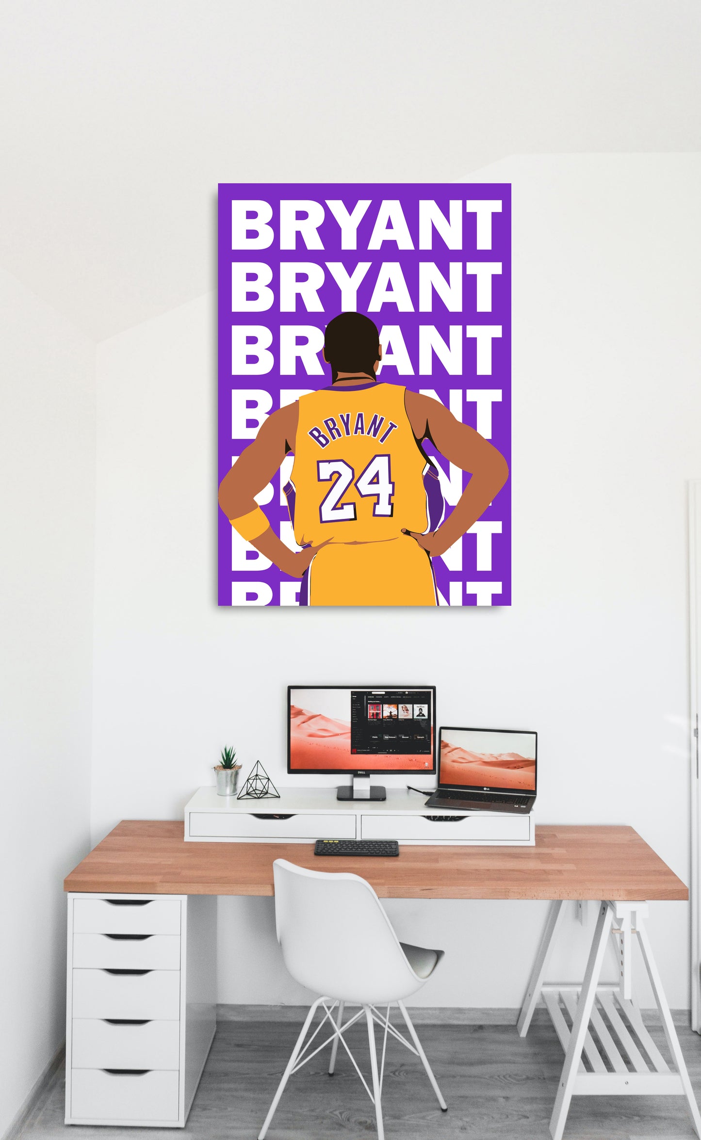 Kobe Bryant Pop Art work