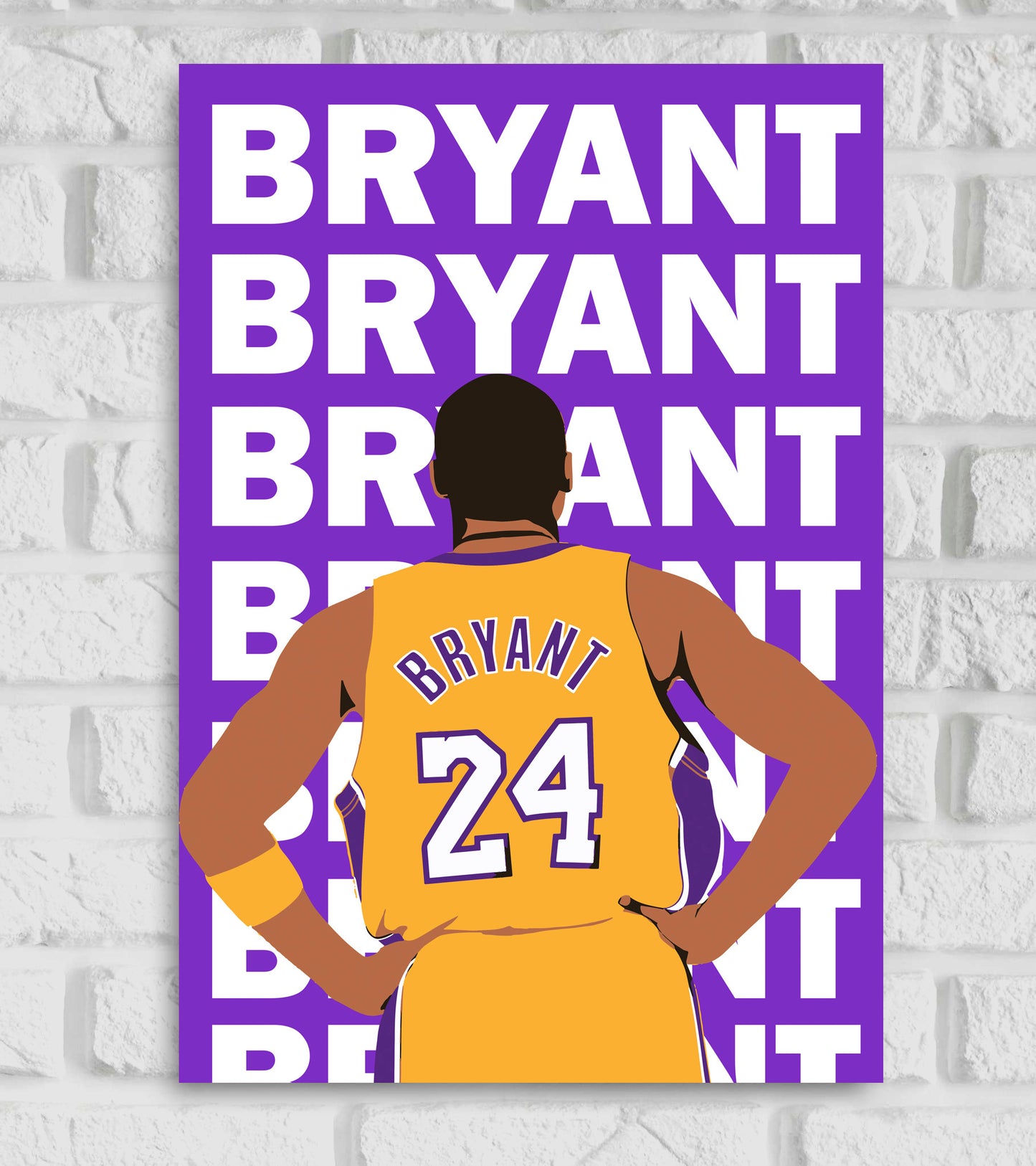 Kobe Bryant Pop Art work