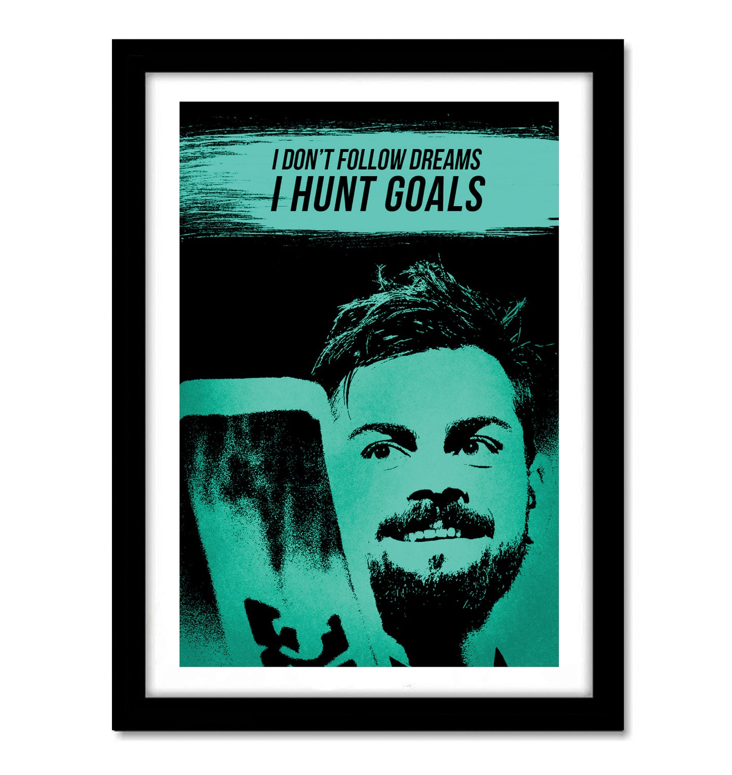 Virat Kohli Artwork Cricket | Poster | Frame | Canvas