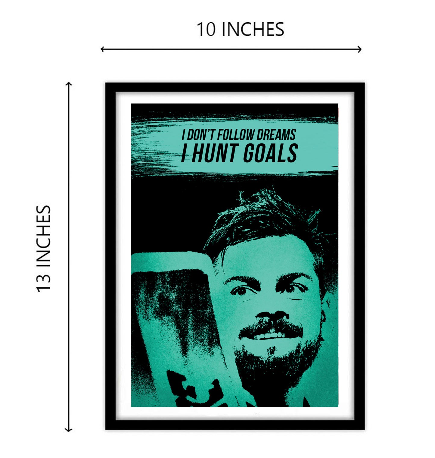 Virat Kohli Artwork Cricket | Poster | Frame | Canvas