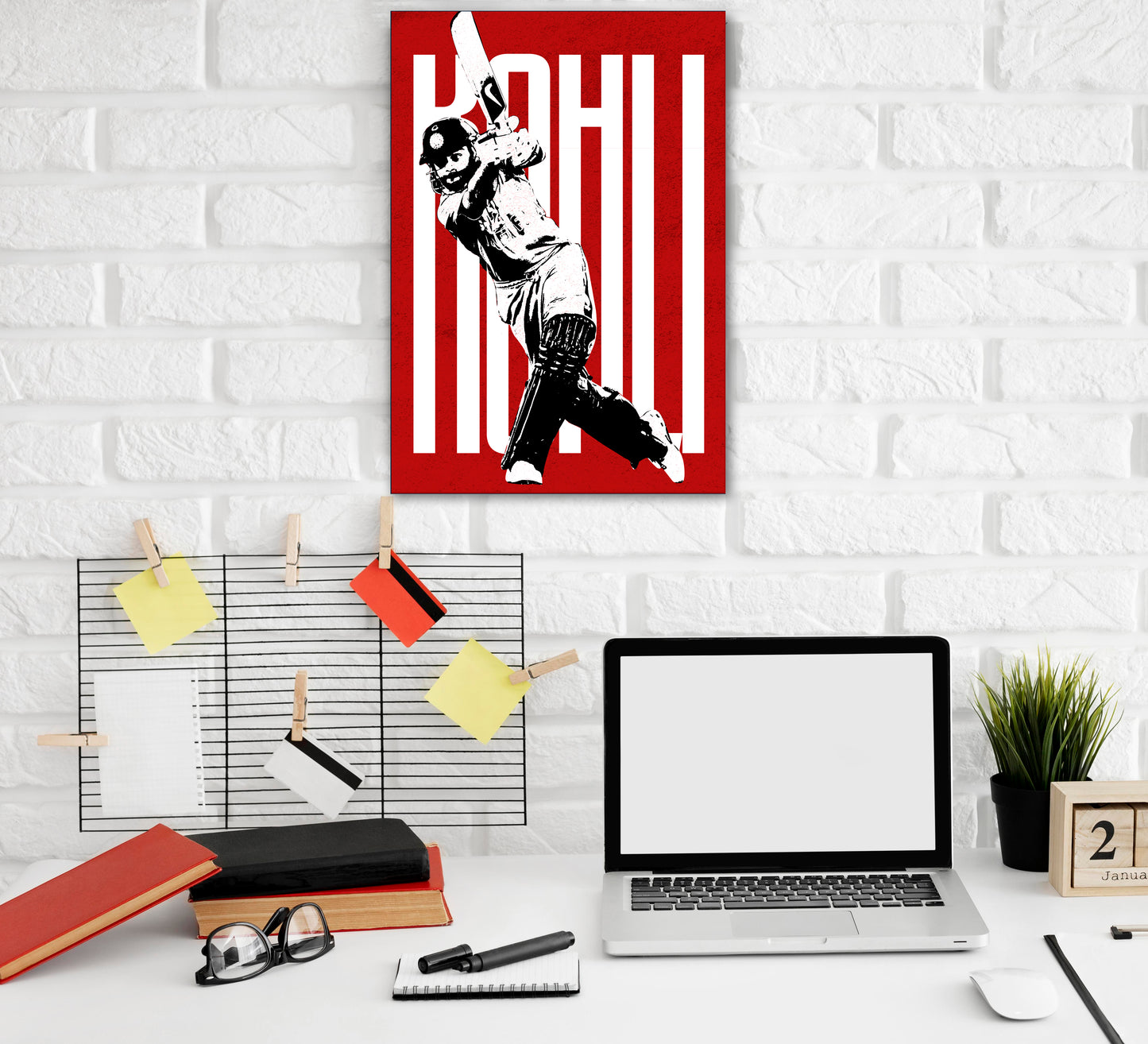 Virat Kohli Artwork Cricket | Poster | Frame | Canvas