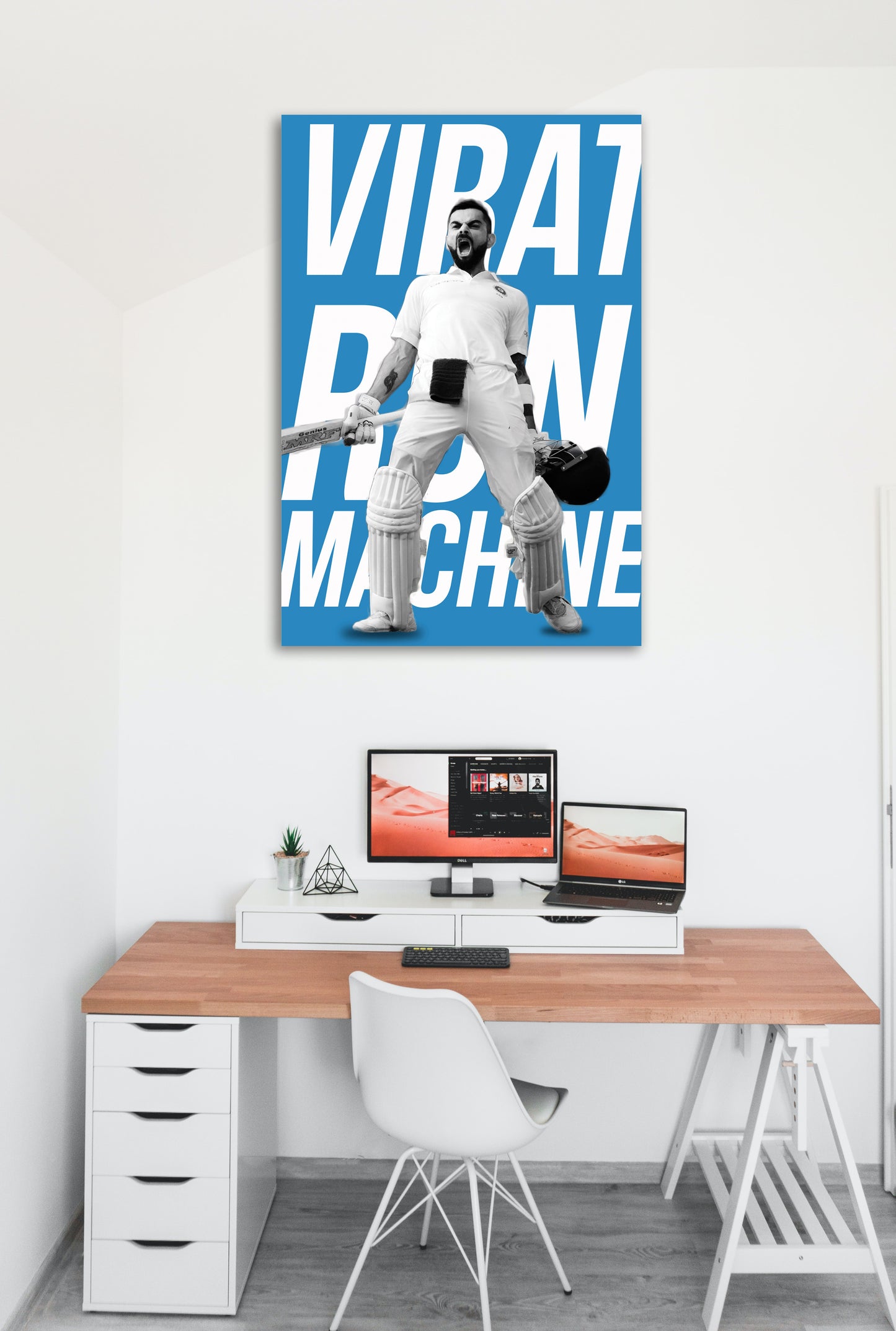 Virat Kohli Artwork Cricket| Poster | Frame | Canvas