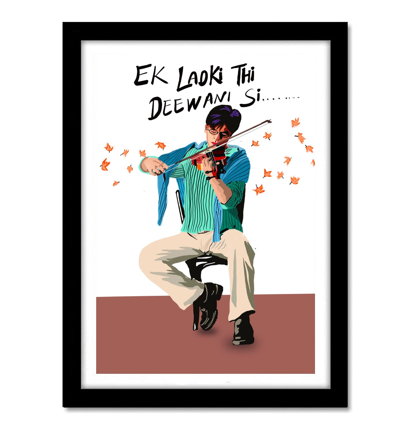 Mohabbatein Movie Shahrukh Khan Artwork Bollywood | Poster | Frame | Canvas