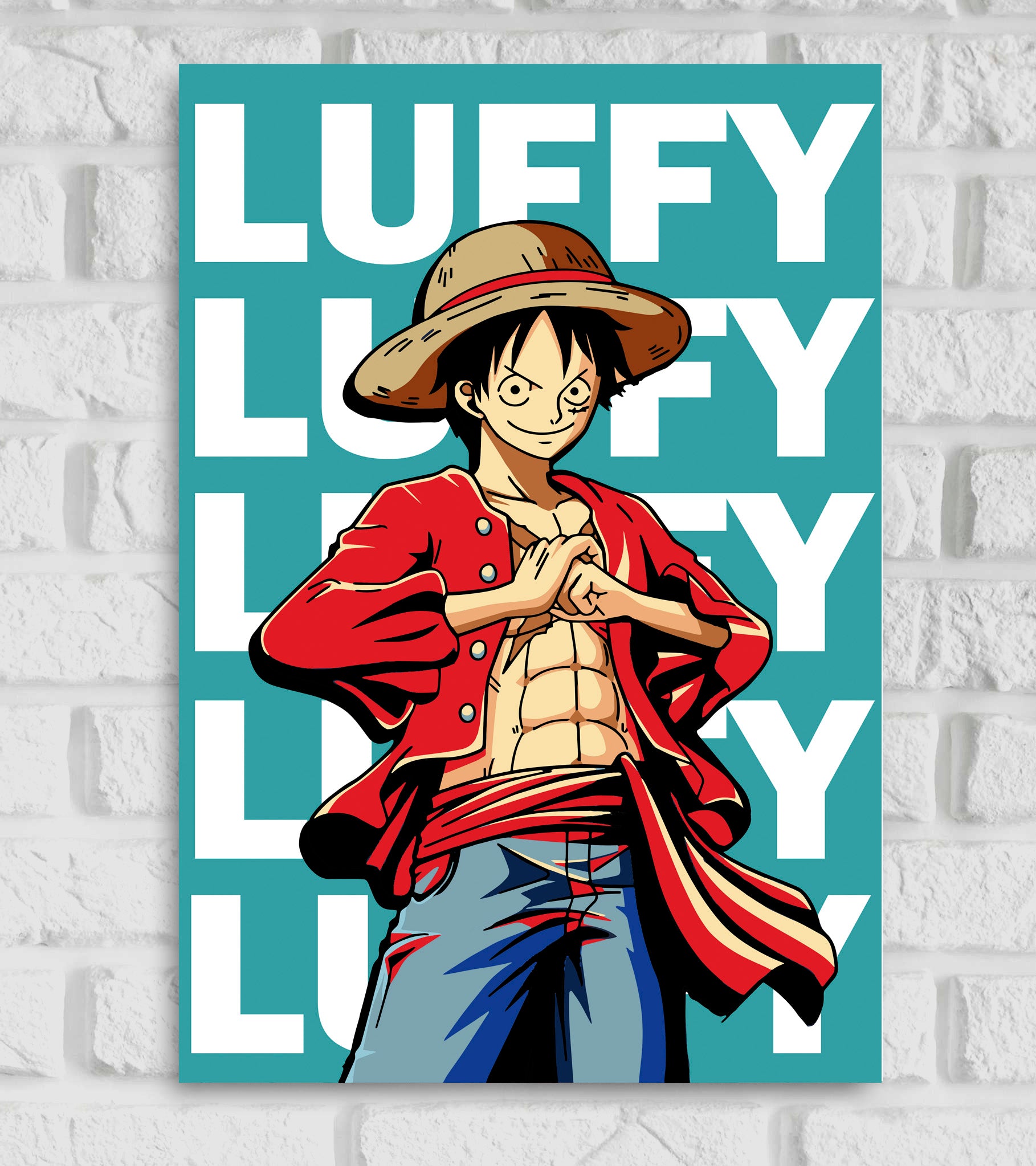 Monkey D. Luffy One Piece Anime Series Art work – Good Hope