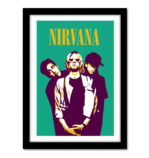 Nirvana Music Band Poster Frame American Rock Band Artwork Framed Posters Canvas Paintings with Photo Frames for wall decor restraunt cafe Livingroom Dining hall Bedroom & Office Wall Decoration, nirvana poster, nirvana poster vintage, nirvana posters for sale, nirvana poster black & white, nirvana band posters, nirvana the band the show poster, nirvana wall poster, nirvana wallpaper, nirvana wallpaper 4k, nirvana wall art, nirvana wall frame, nirvana wall frame poster, nirvana wall framed picture
