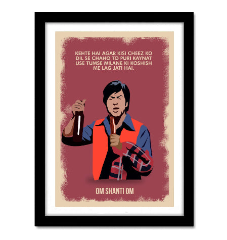 Om Shanti Om Movie Frame Poster Movie Quote Wall Art Decor Photo Frames Poster Canvas For Bedroom Living Room Decoration Home Office wall Poster Gift, bollywood movies poster, bollywood movies poster hd, bollywood movies poster images, bollywood movies poster 2025, bollywood movies poster hd wallpaper, bollywood movies poster 2024, bollywood movies poster design, bollywood movies poster 4k, bollywood movie poster, bollywood movie poster, bollywood movie posters for wall, bollywood movie poster design