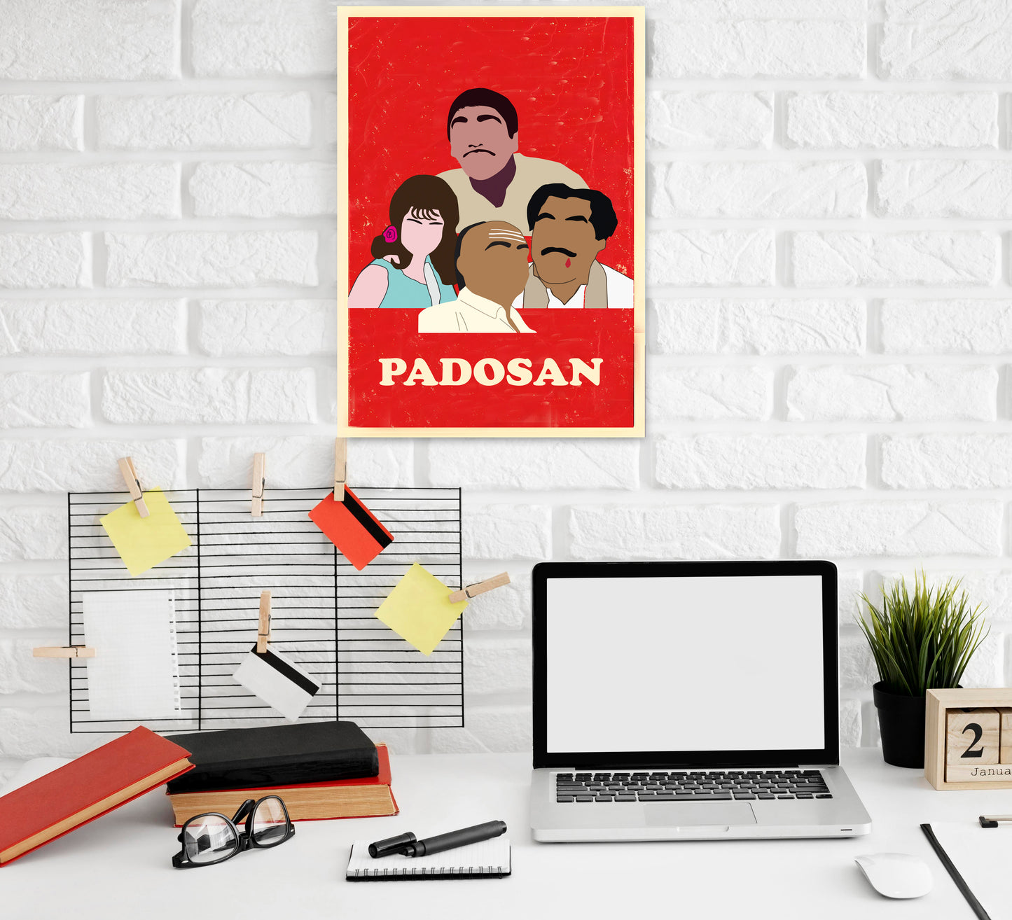 Padosan Movie Classic Artwork Bollywood | Poster | Frame | Canvas