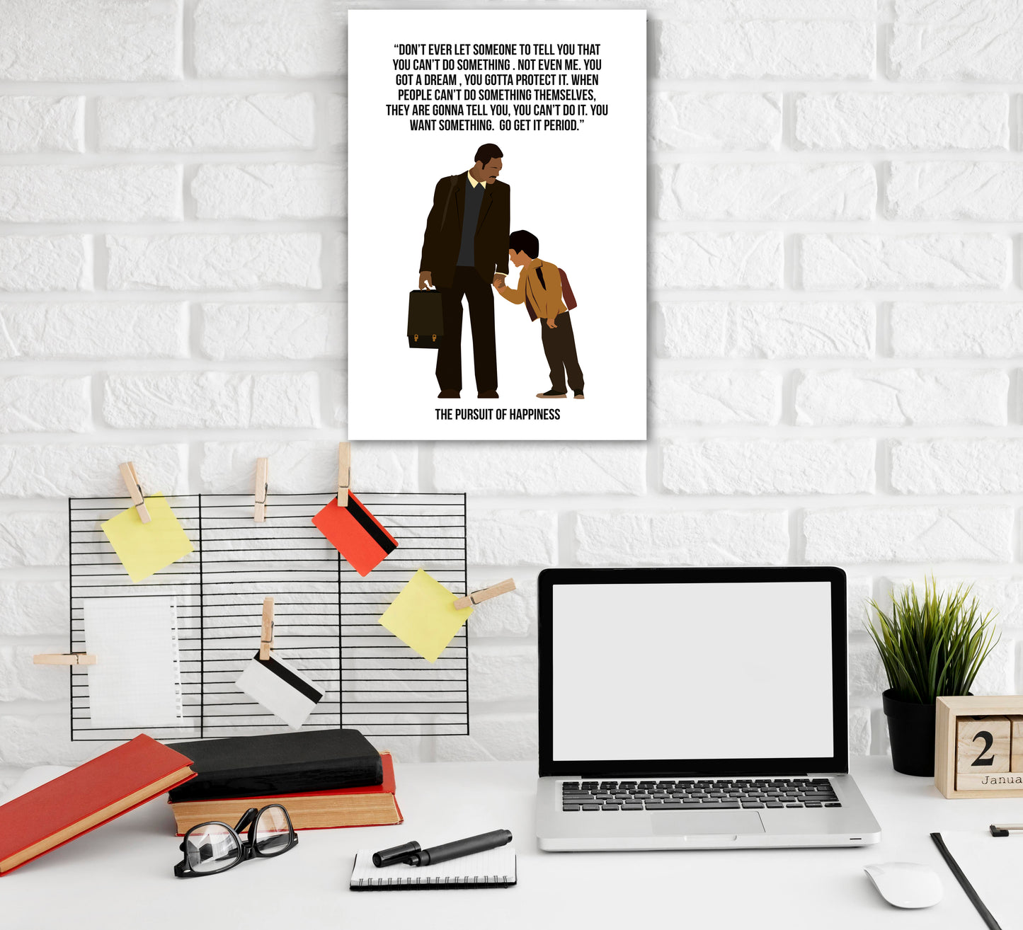 Pursuit Of Happiness Movie Artwork Hollywood | Poster | Frame | Canvas
