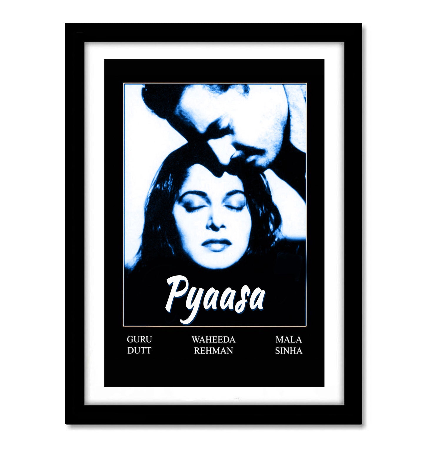 Pyaasa Classic Movie Artwork Bollywood | Poster | Frame | Canvas