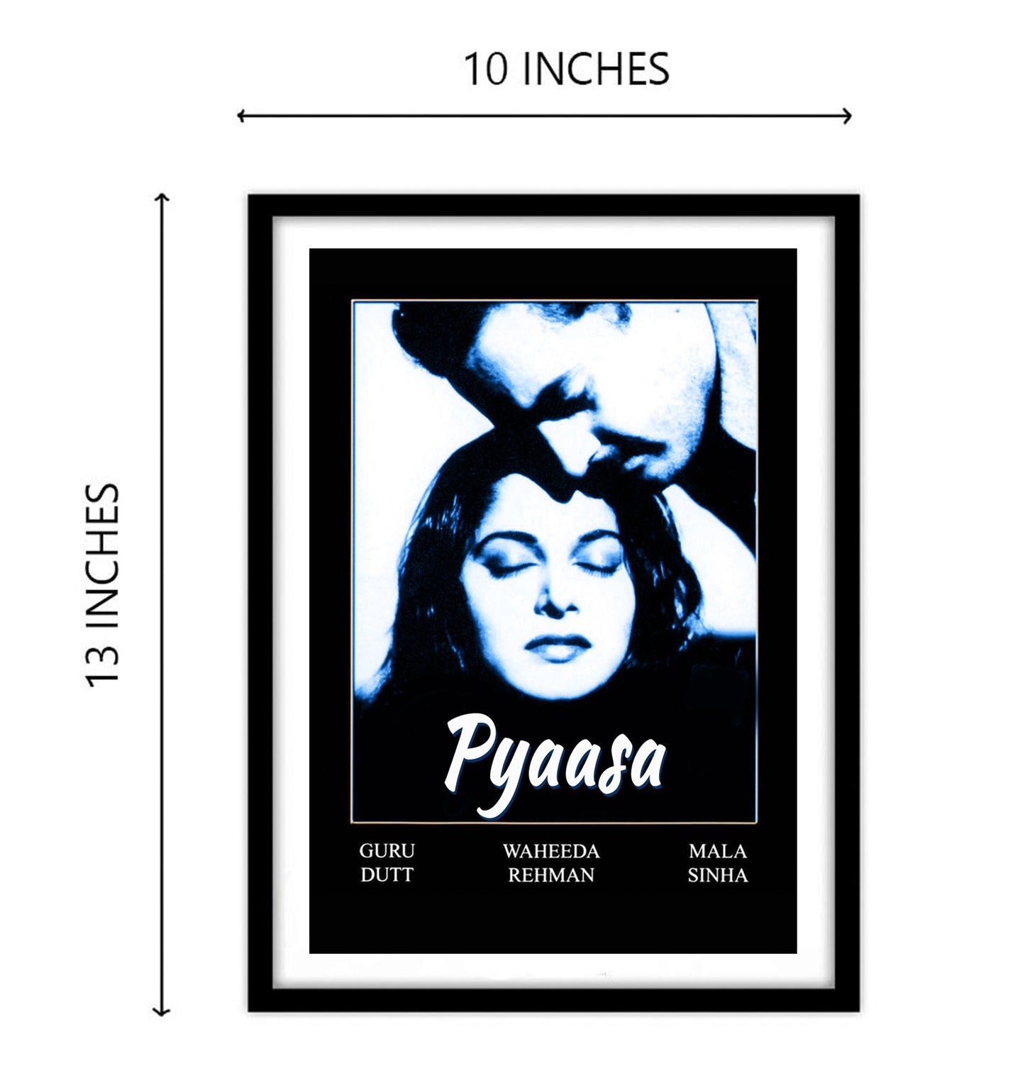 Pyaasa Classic Movie Artwork Bollywood | Poster | Frame | Canvas