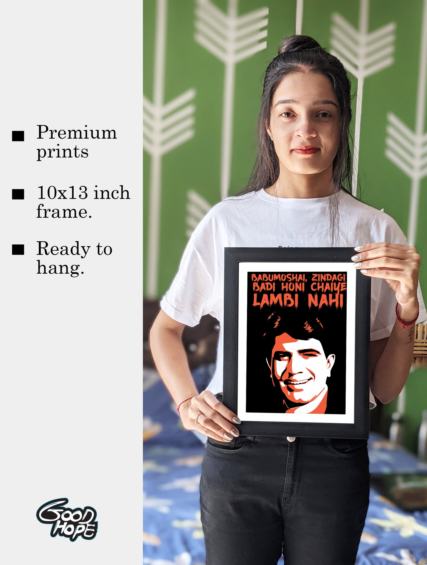 Rajesh Khanna Babumoshai Artwork Bollywood | Poster | Frame | Canvas
