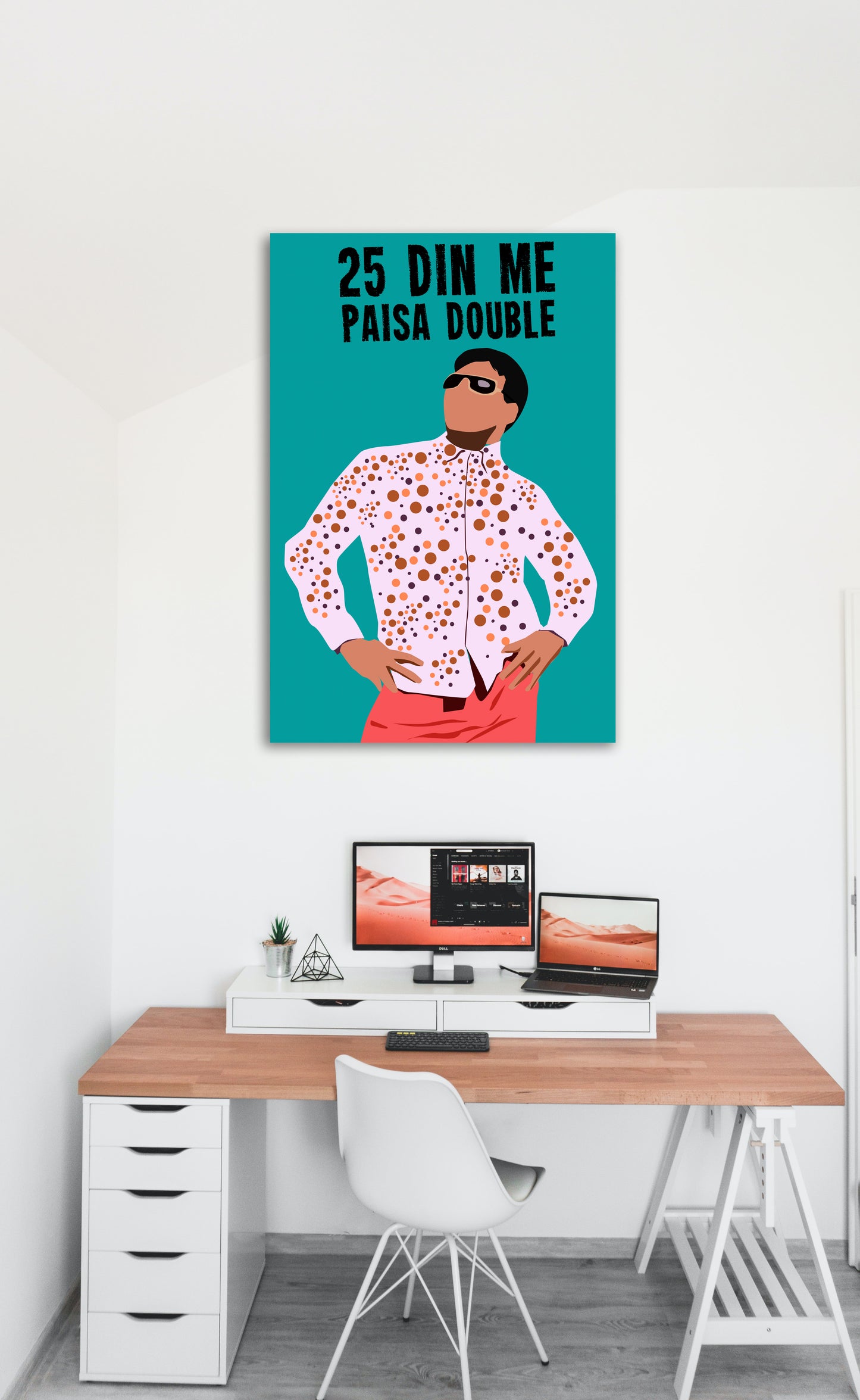 Raju Phir Hera Pheri Movie Akshay Kumar Artwork Bollywood | Poster | Frame | Canvas