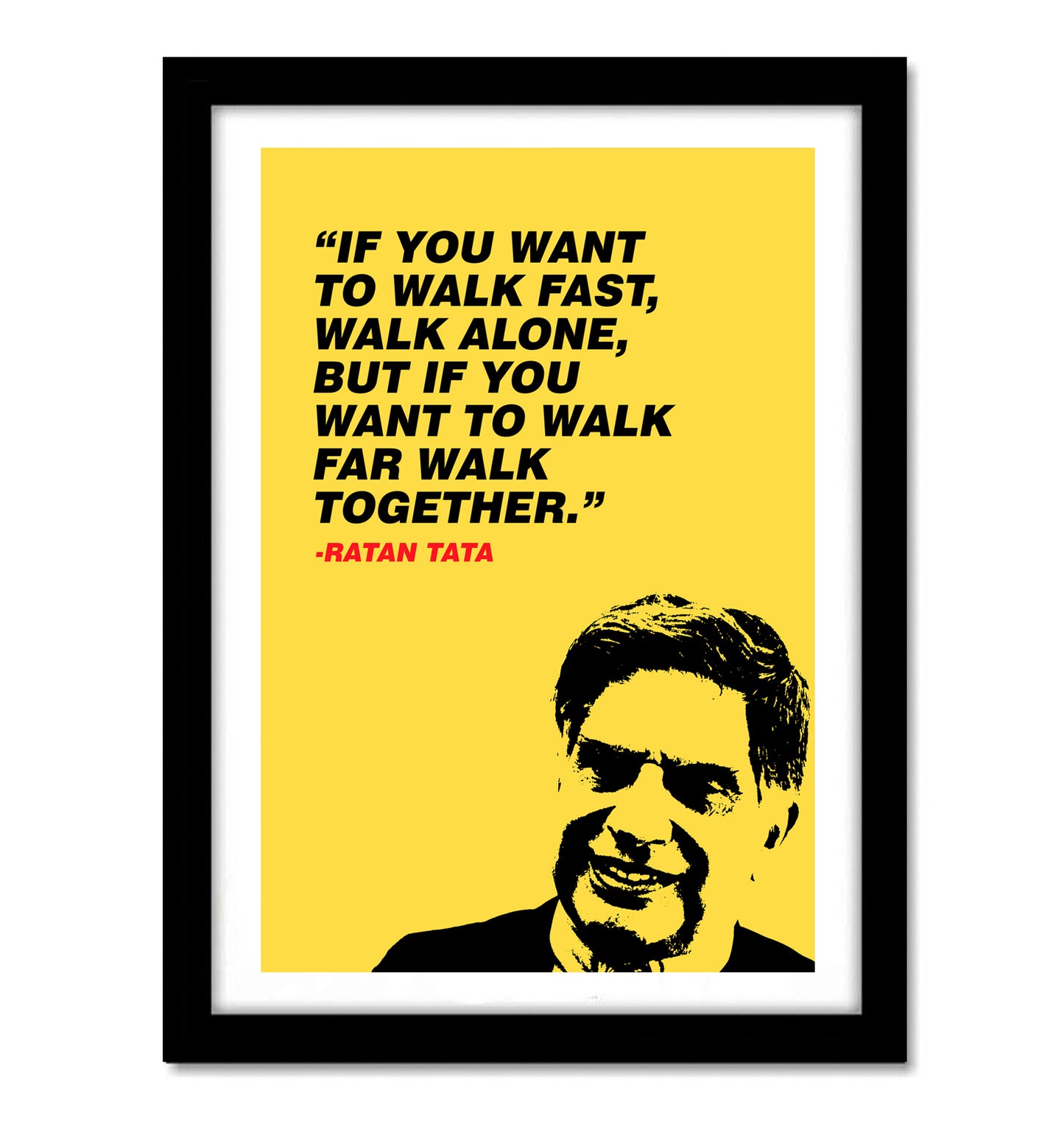 Ratan Tata Motivational Art Work