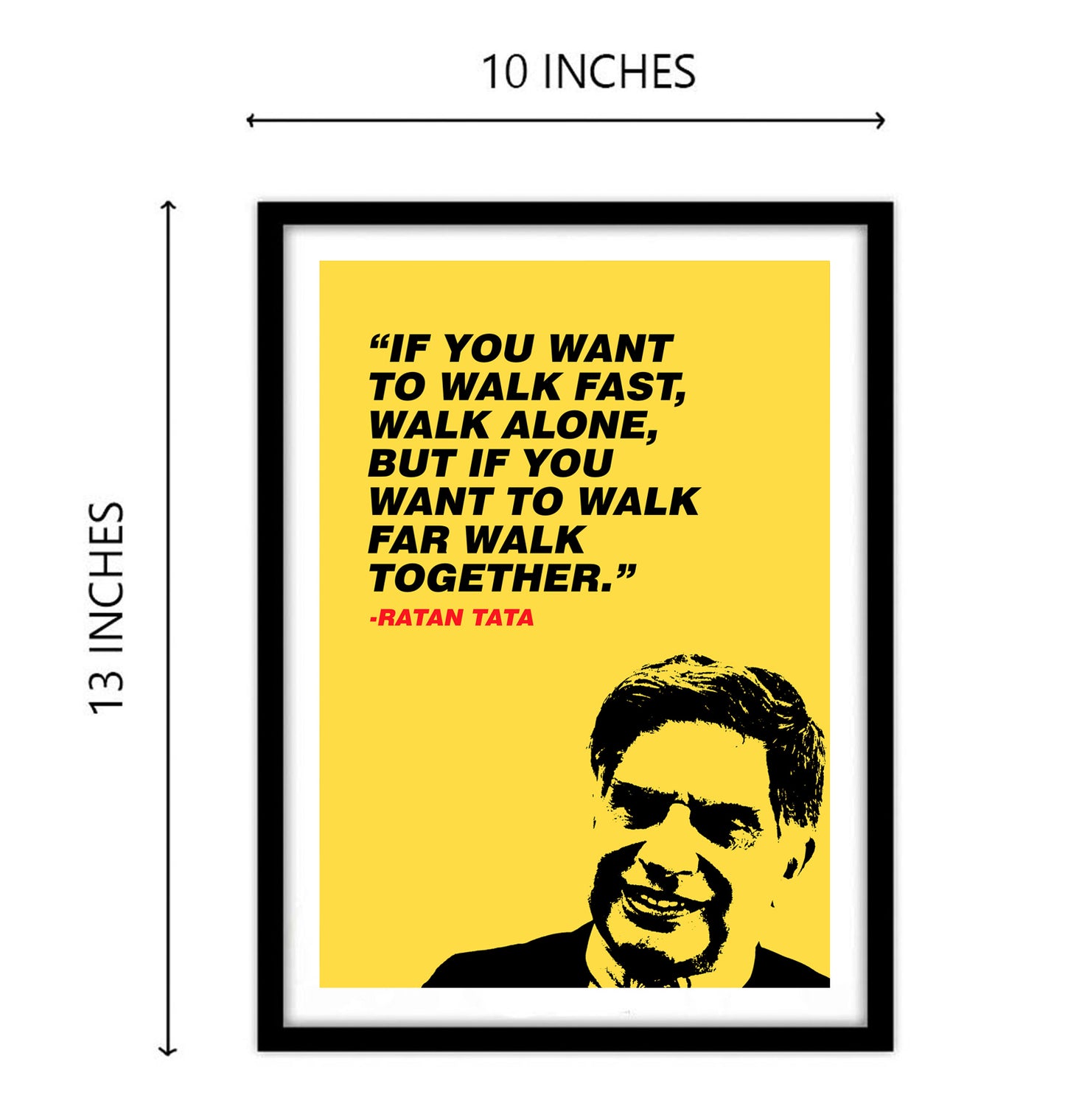 Ratan Tata Motivational Art Work