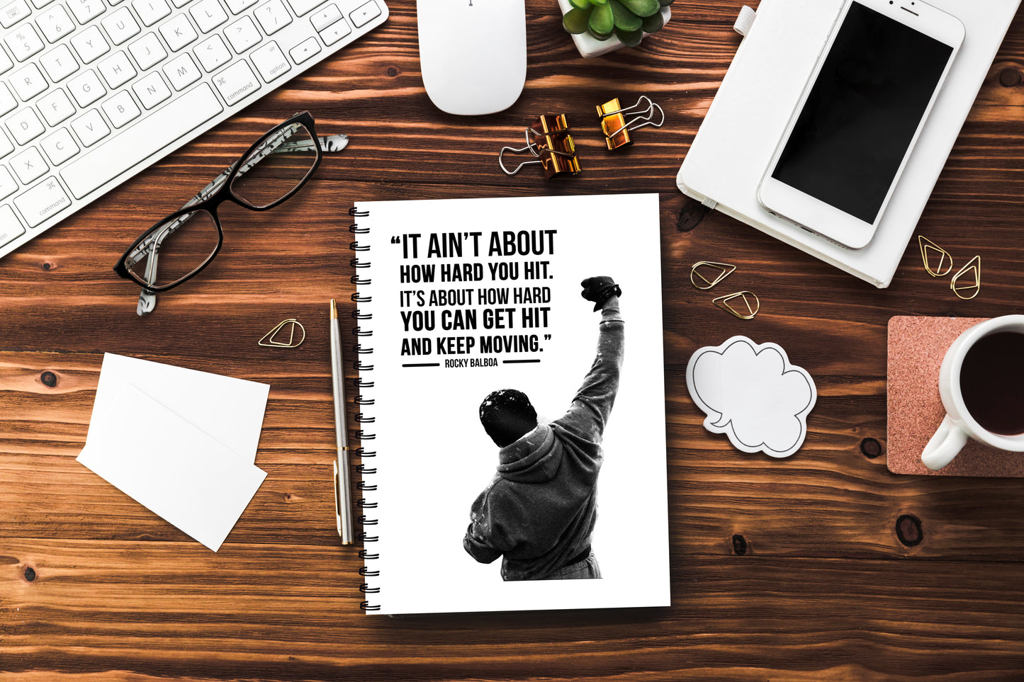 Rocky Balboa Printed Notebook