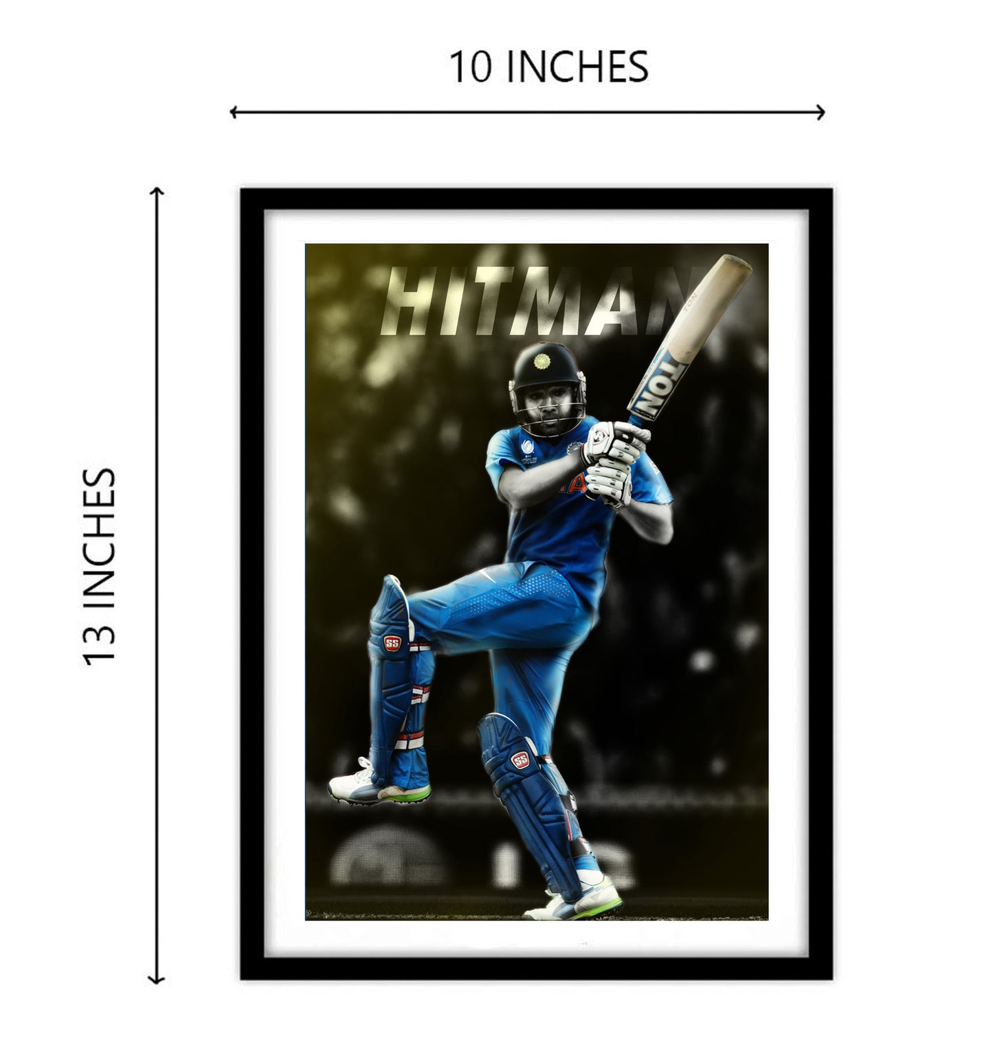 Rohit Sharma Artwork Cricket | Poster | Frame | Canvas